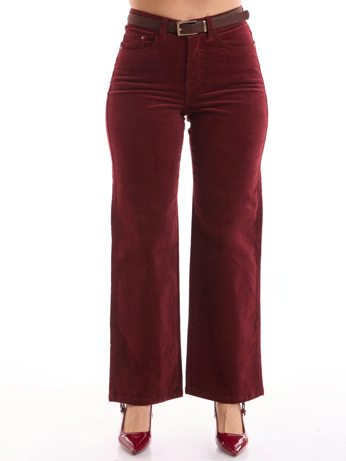 PANTALÓN STRAGHT MUJER METAL BELLA - 2
