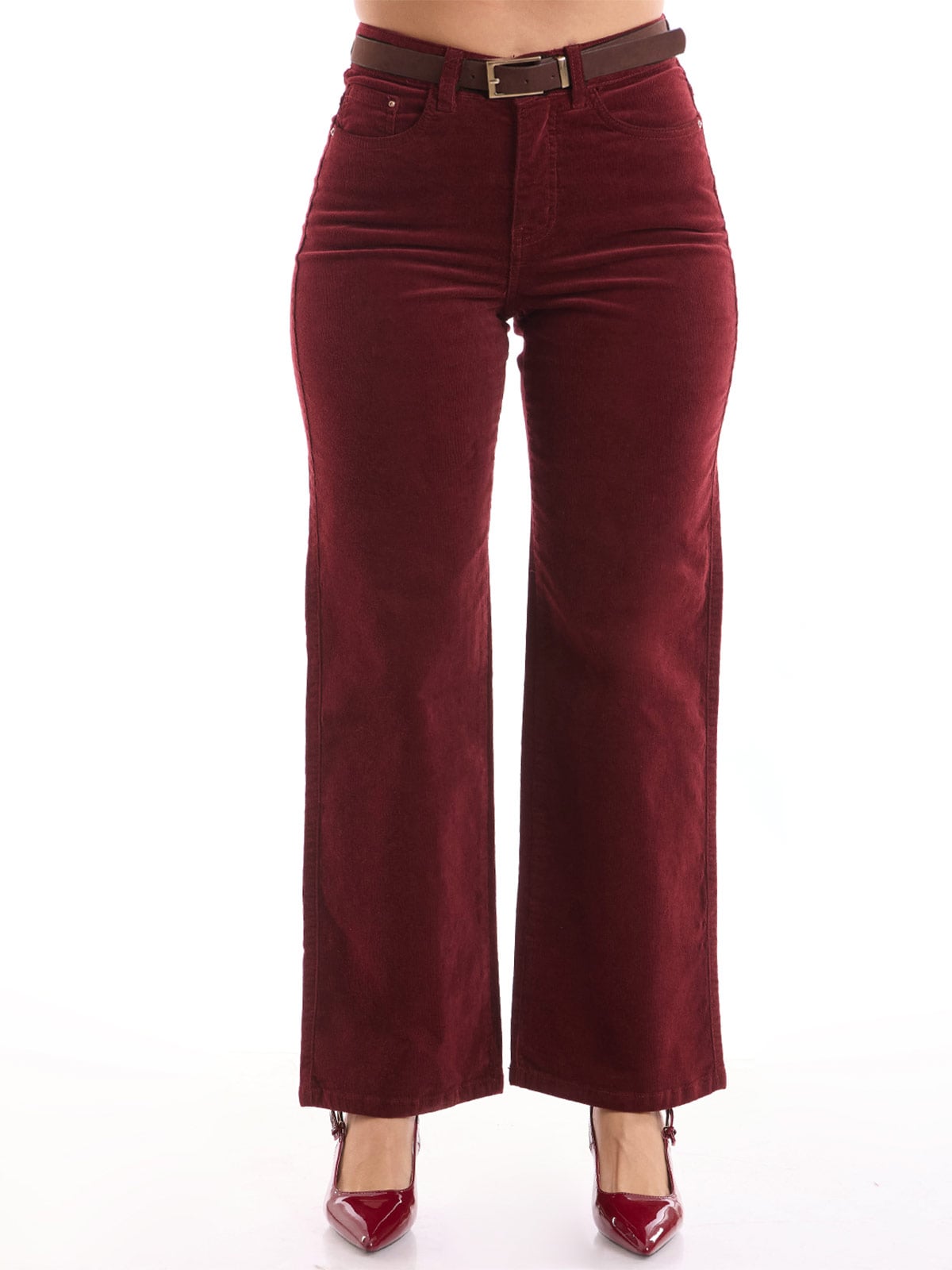 PANTALÓN STRAGHT MUJER METAL BELLA - 2