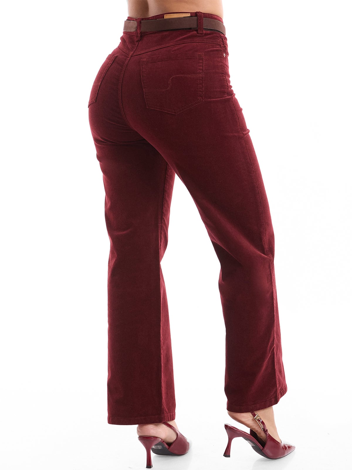 PANTALÓN STRAGHT MUJER METAL BELLA - 4