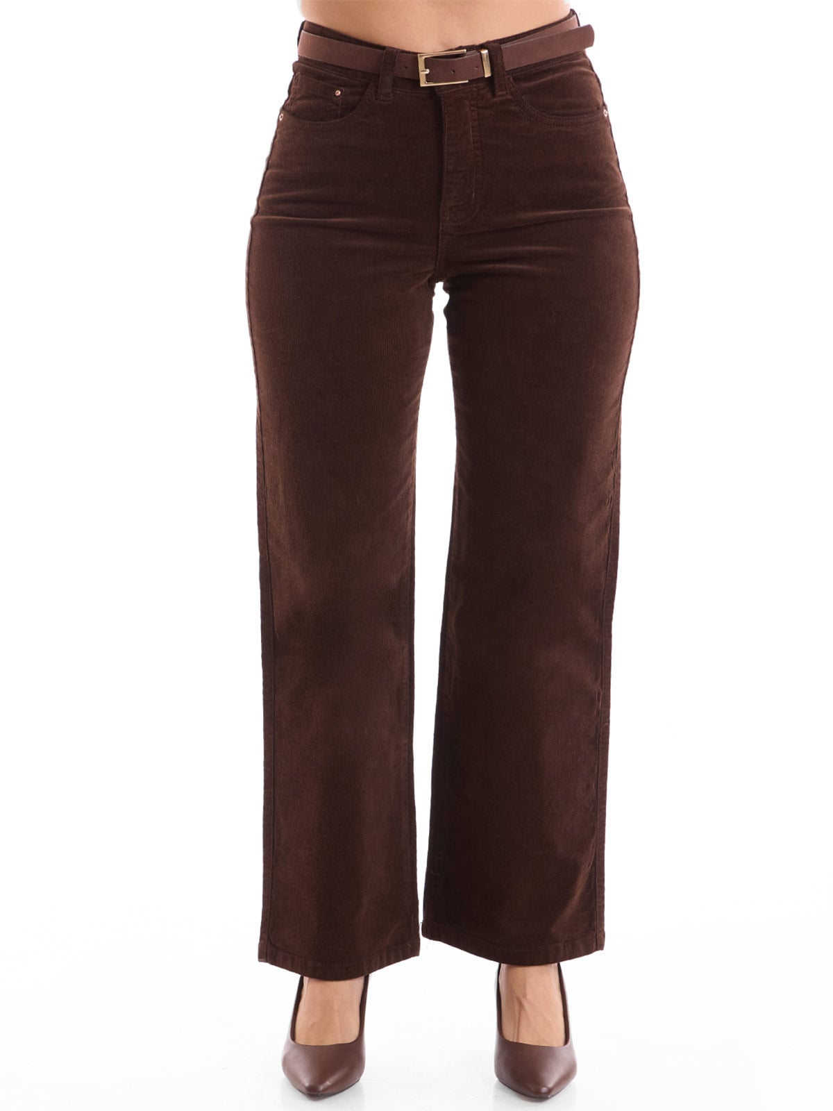 PANTALÓN STRAGHT MUJER METAL BELLA - 2