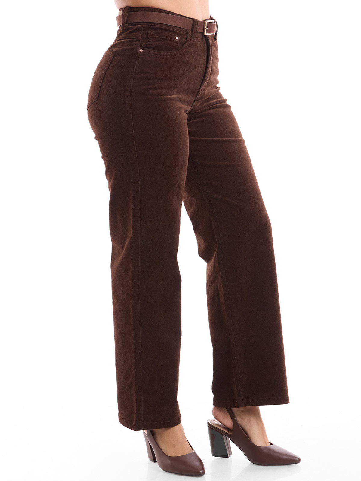 PANTALÓN STRAGHT MUJER METAL BELLA - 4