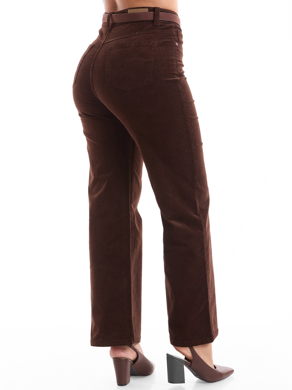 PANTALÓN STRAGHT MUJER METAL BELLA - 5