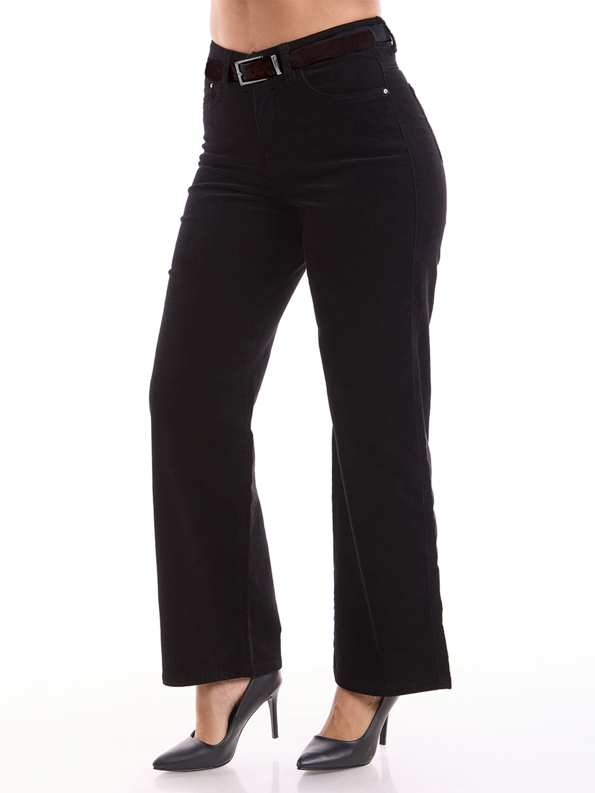 PANTALÓN STRAGHT MUJER METAL BELLA - 3