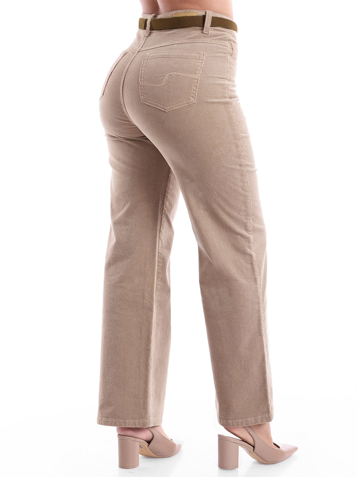 PANTALÓN STRAGHT MUJER METAL BELLA - 4