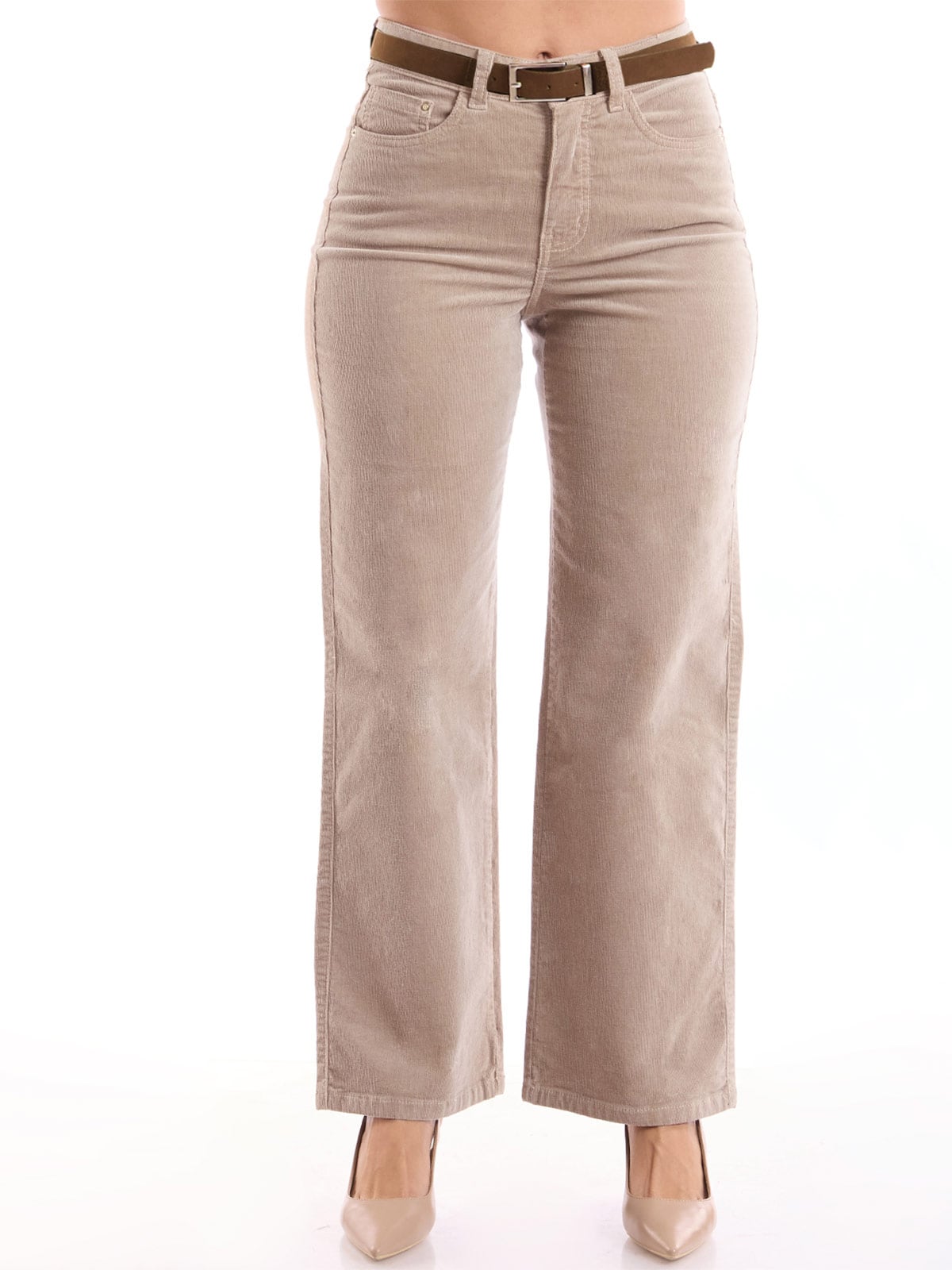 PANTALÓN STRAGHT MUJER METAL BELLA - 2