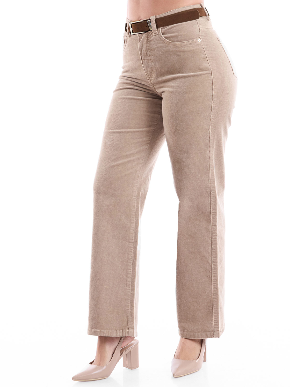 PANTALÓN STRAGHT MUJER METAL BELLA - 3