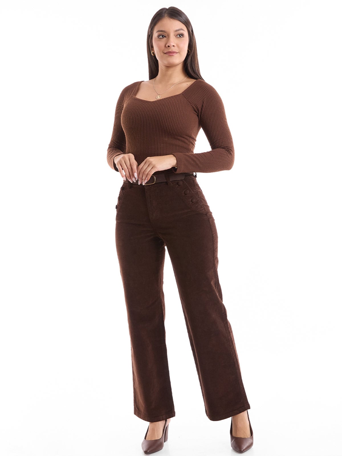 PANTALÓN WIDE LEG MUJER METAL JEANS DELIA - 1