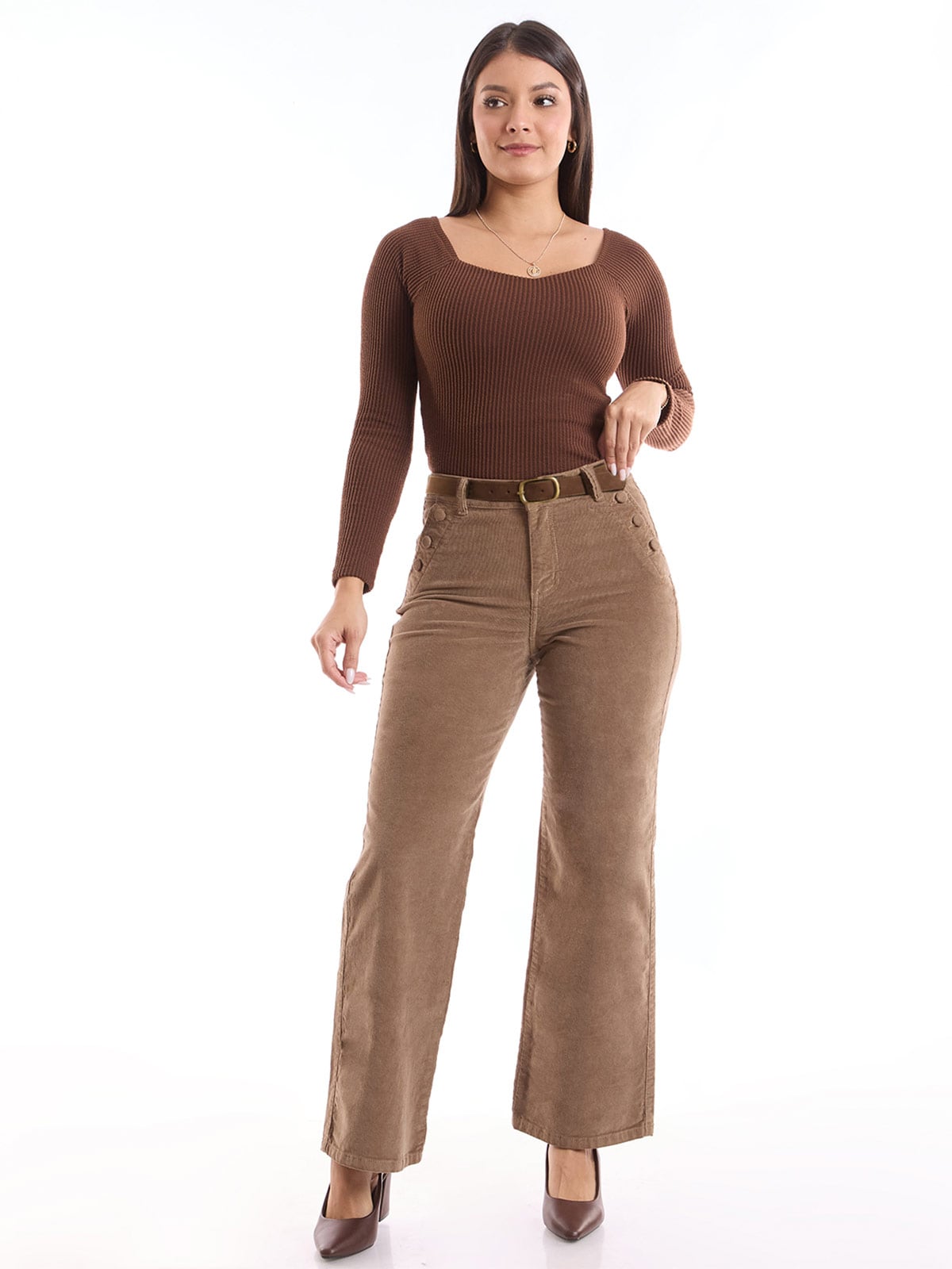 PANTALÓN WIDE LEG MUJER METAL JEANS DELIA - 1