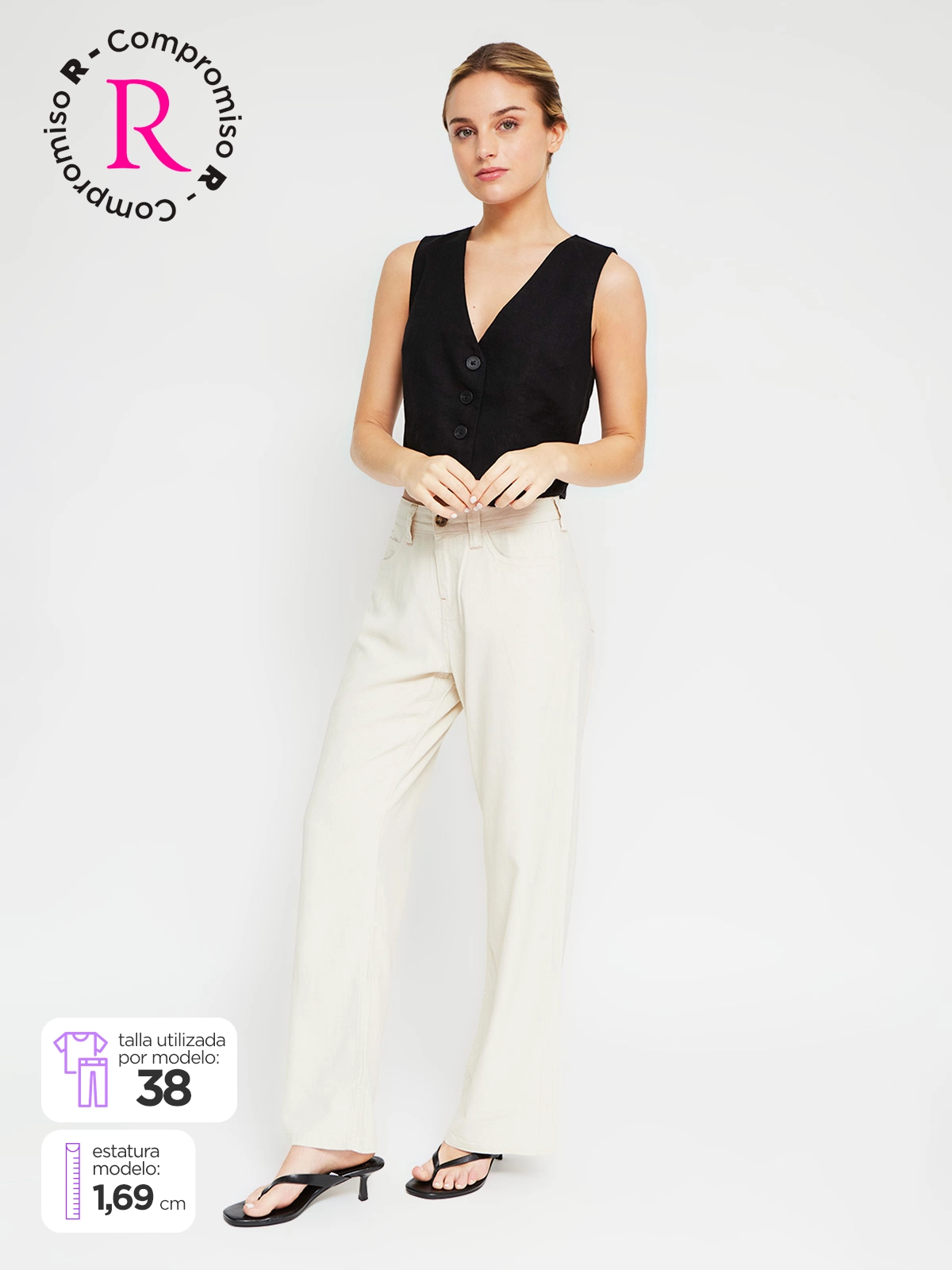 PANTALÓN REGULAR MUJER INDEX - 1