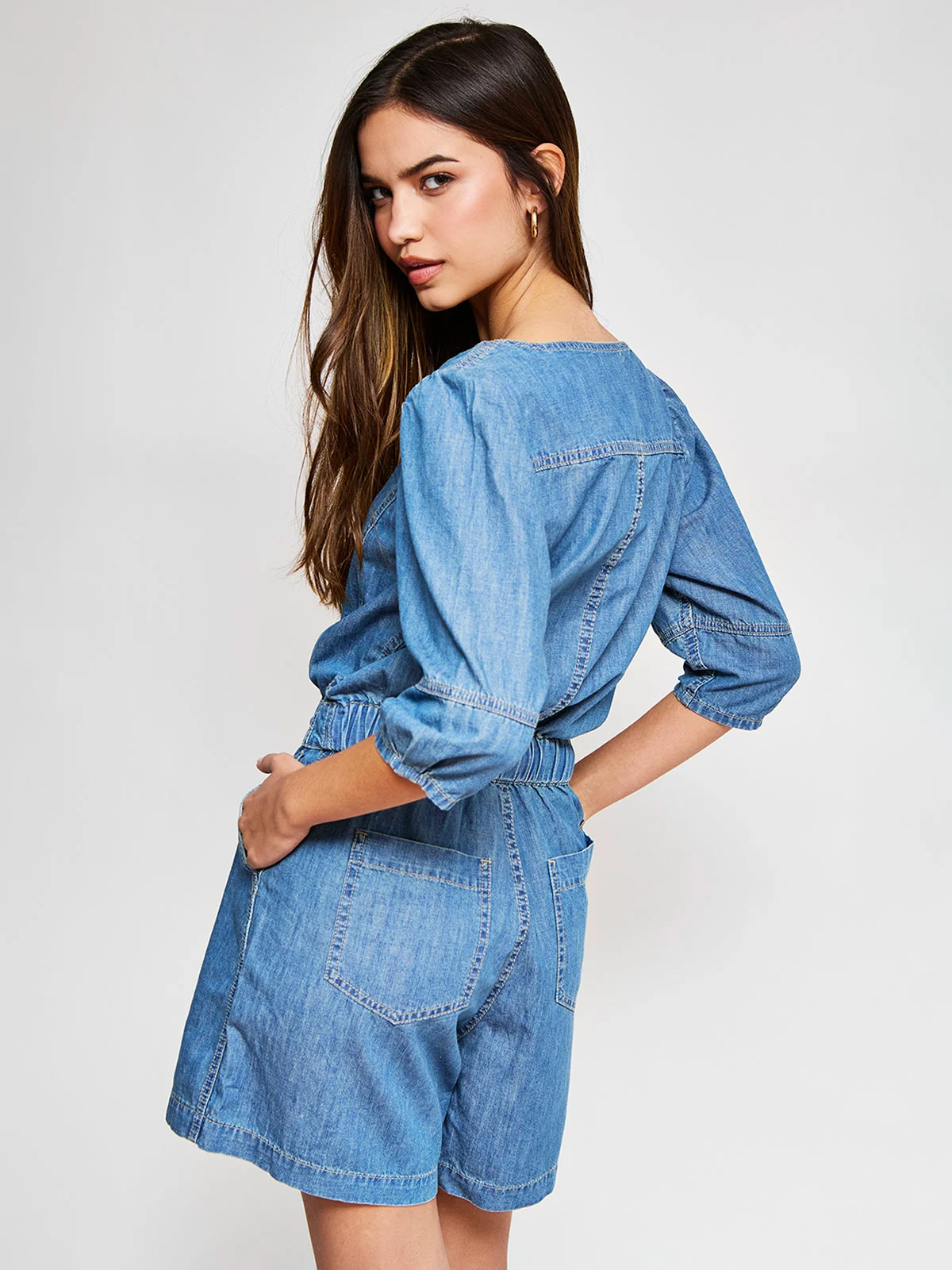 ENTERIZO CORTO ALGODÓN MUJER PEPE JEANS - 2