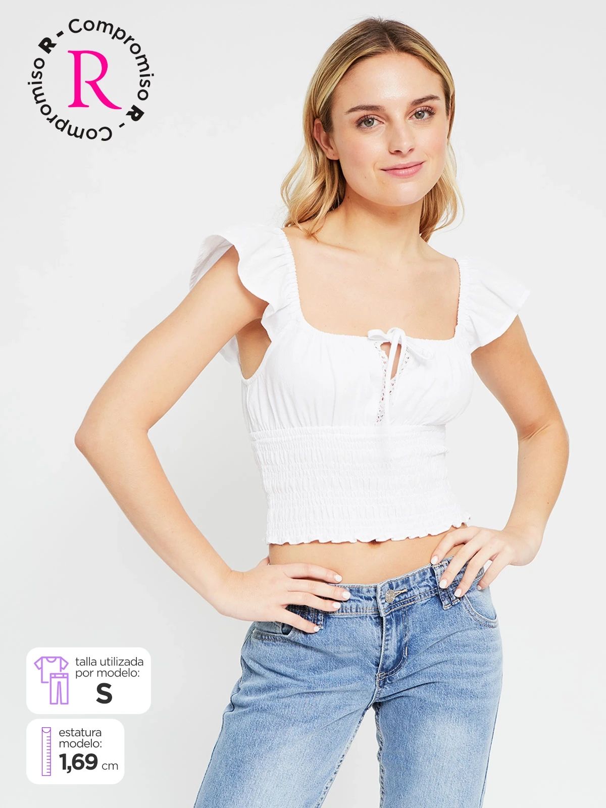 BLUSA SIN MANGAS MUJER INDEX - 1