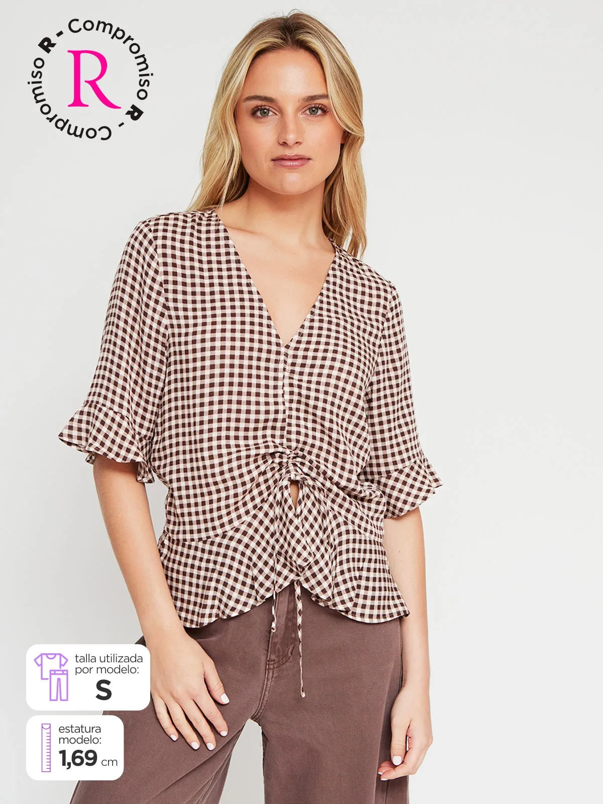 BLUSA MANGA CORTA MUJER BARBADOS - 1