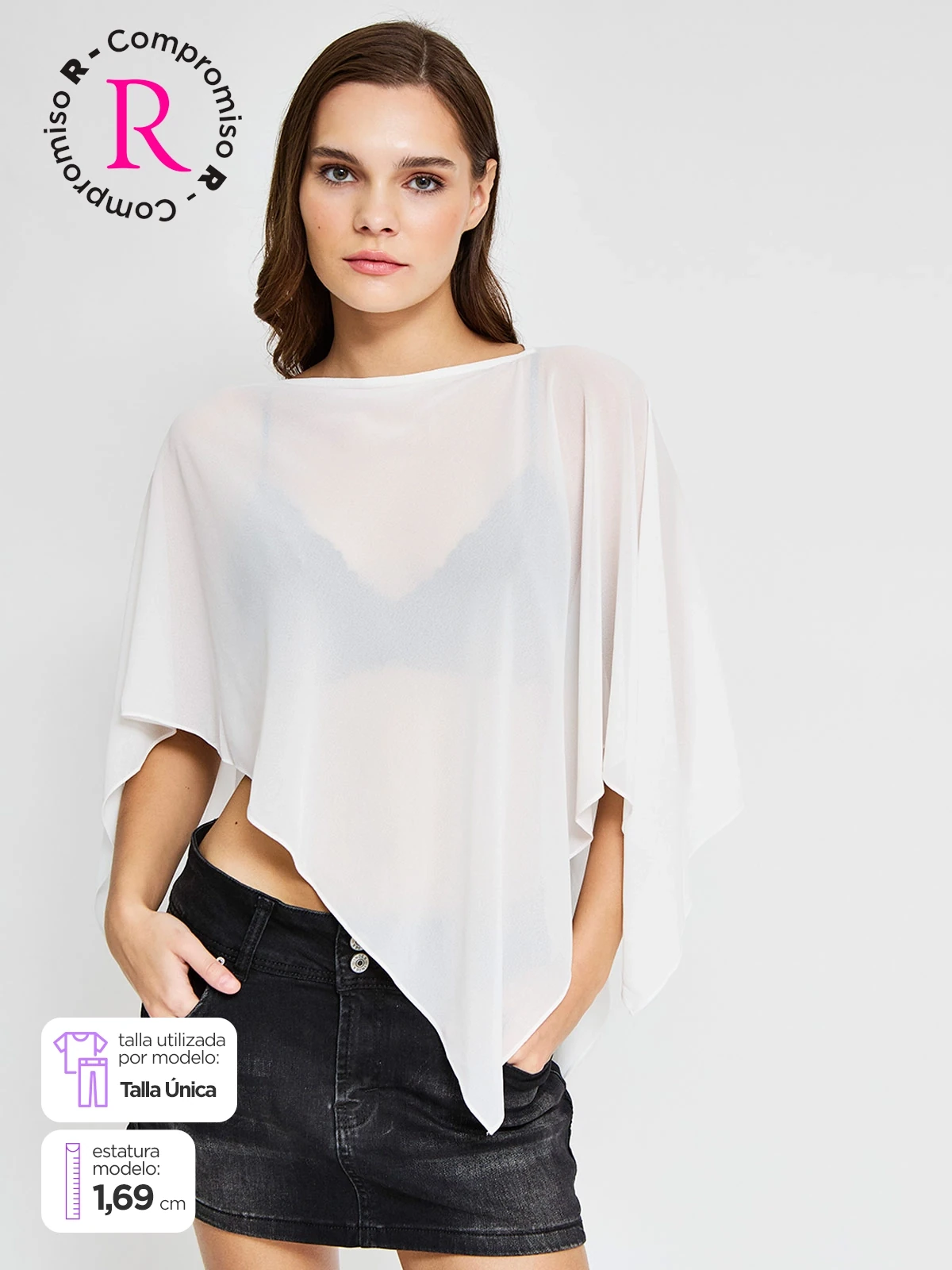 BLUSA SIN MANGAS MUJER INDEX - 1