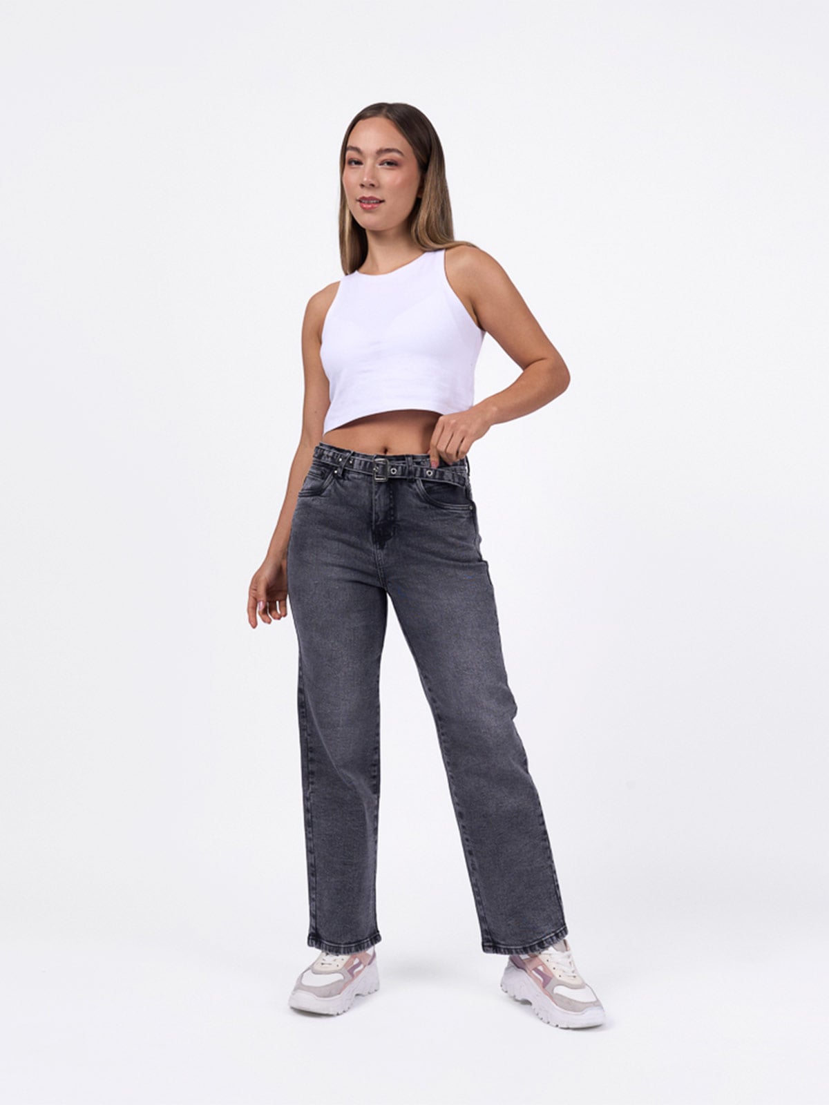 JEANS RECTO MUJER MACHINE RAQUELI - 1