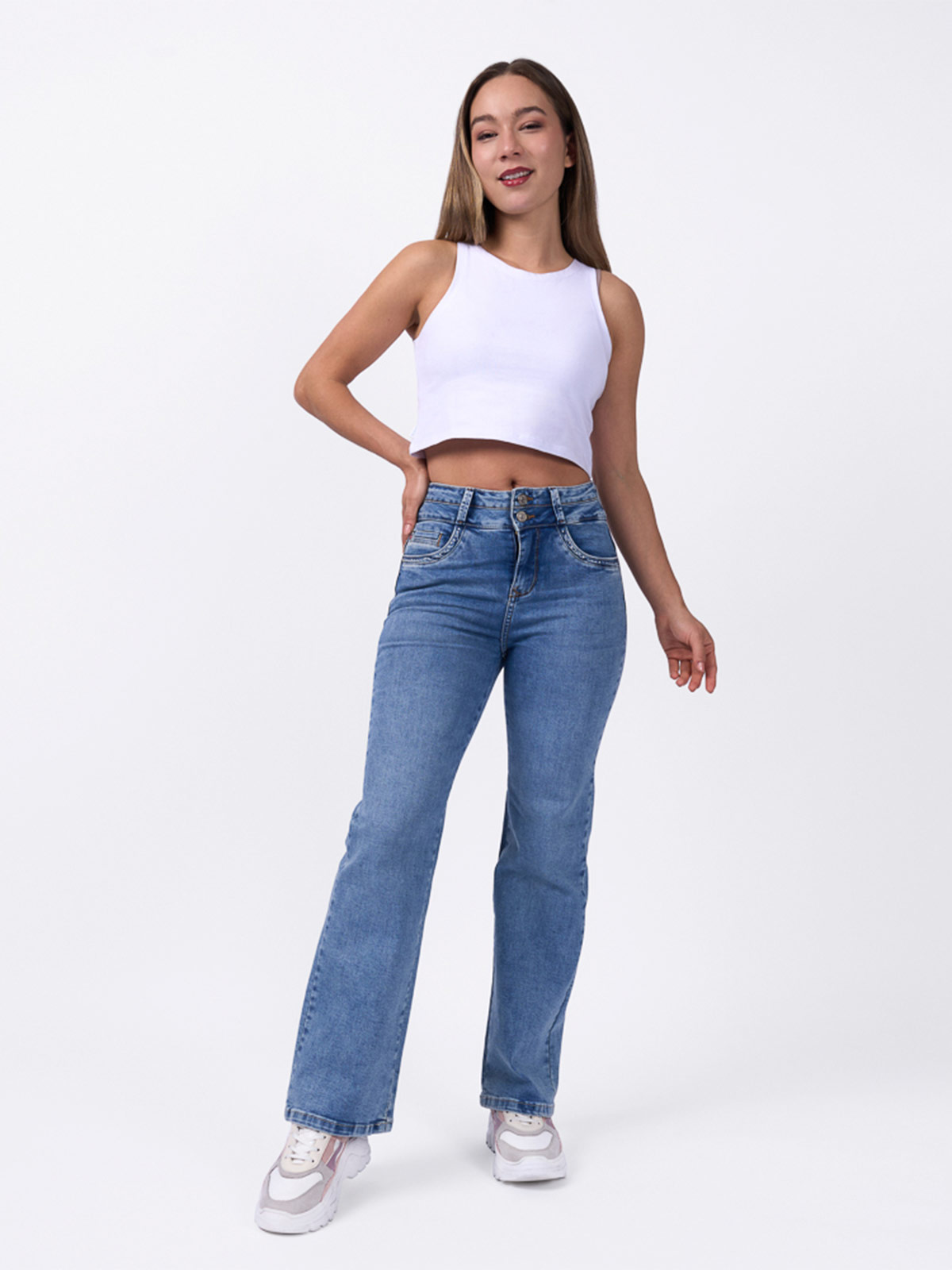 JEANS MUJER MACHINE AMELIA - 1
