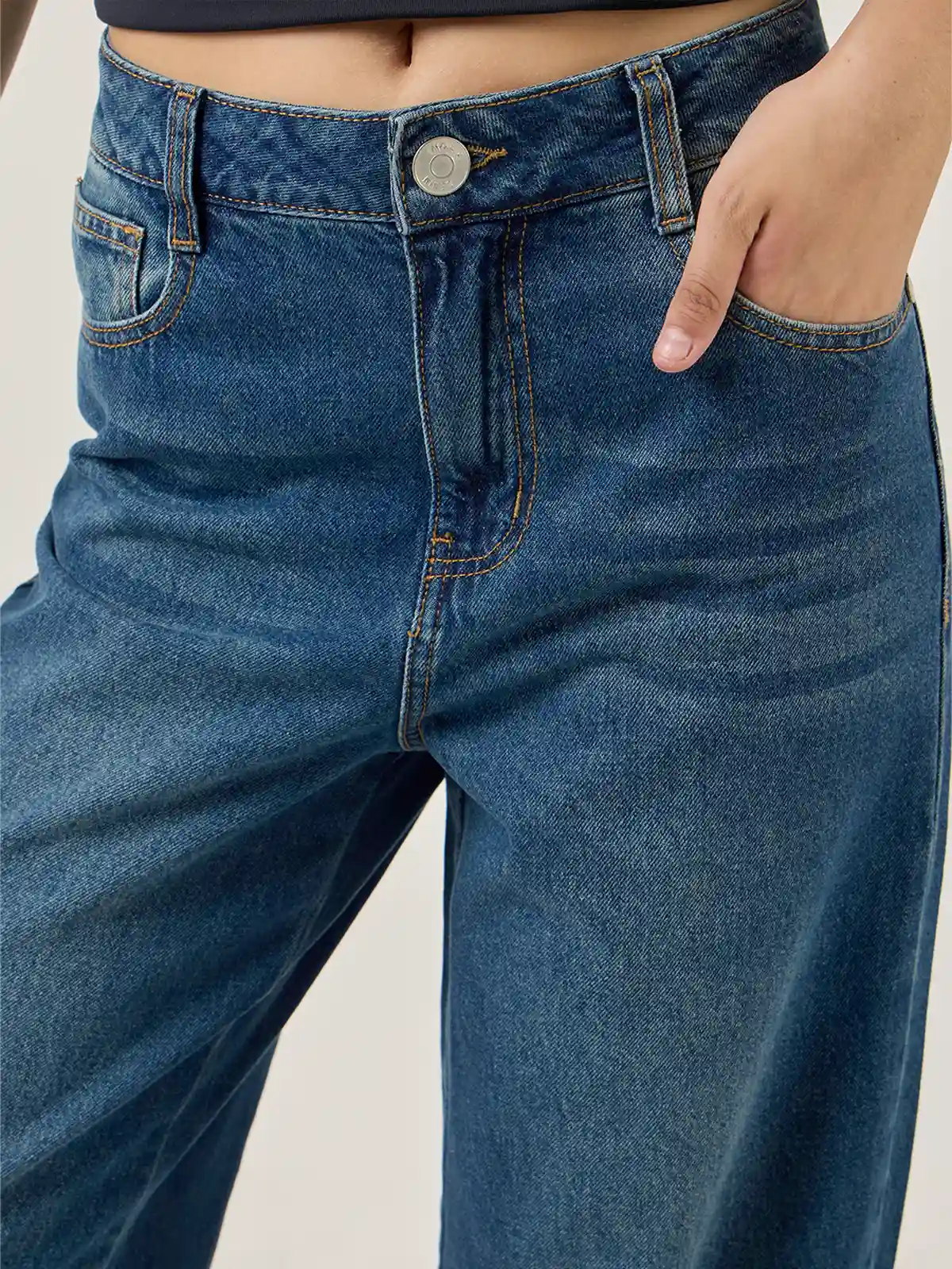 JEANS WIDE LEG MUJER INDEX RIGIDO - 4