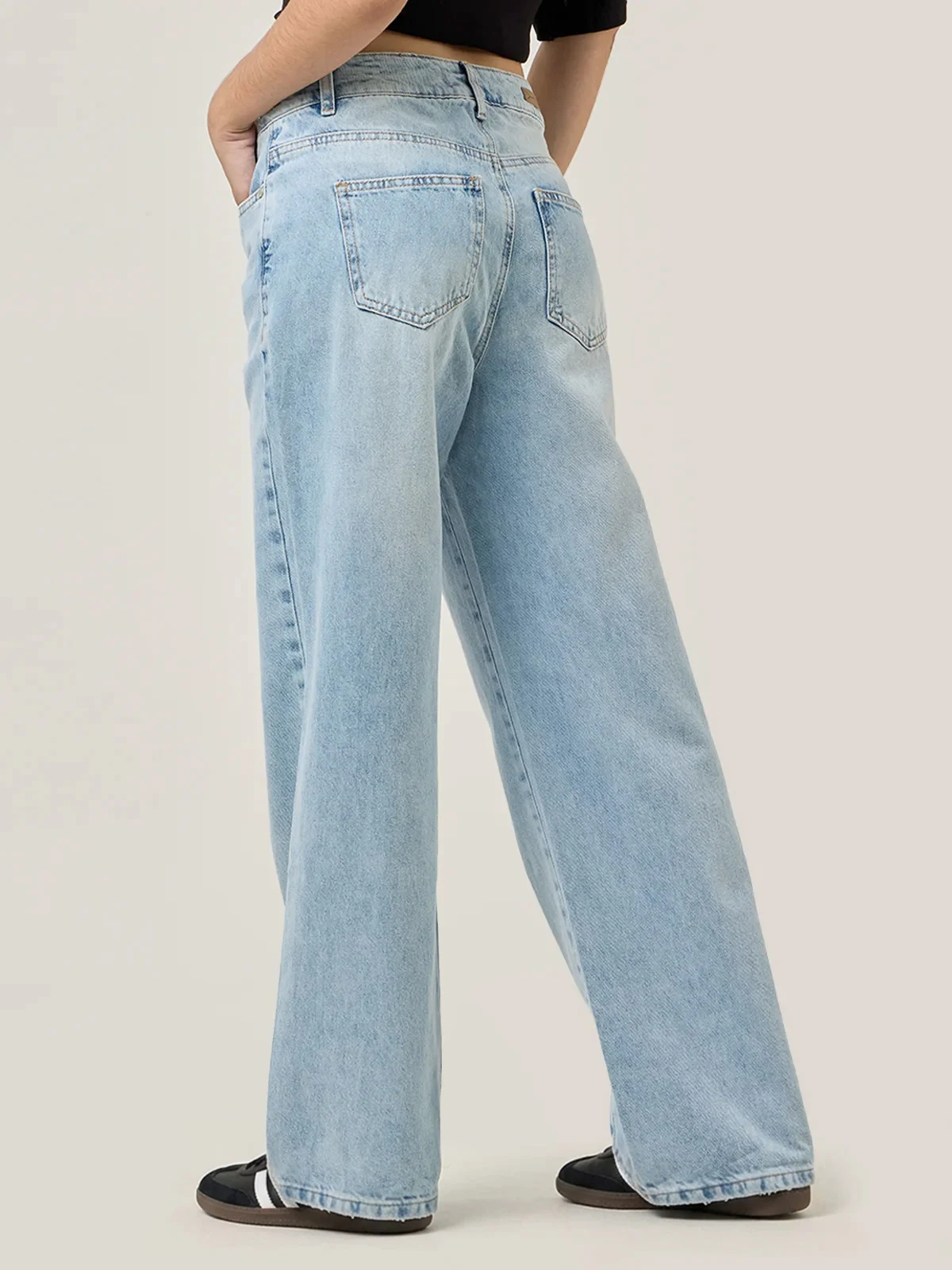 JEANS WIDE LEG MUJER INDEX RIGIDO - 2