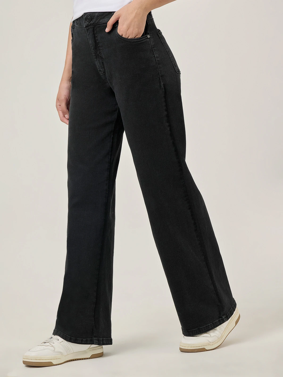JEANS WIDE LEG MUJER INDEX - 5