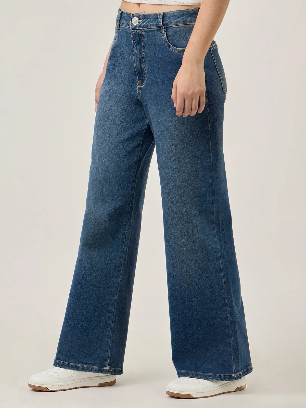 JEANS WIDE LEG MUJER INDEX - 5
