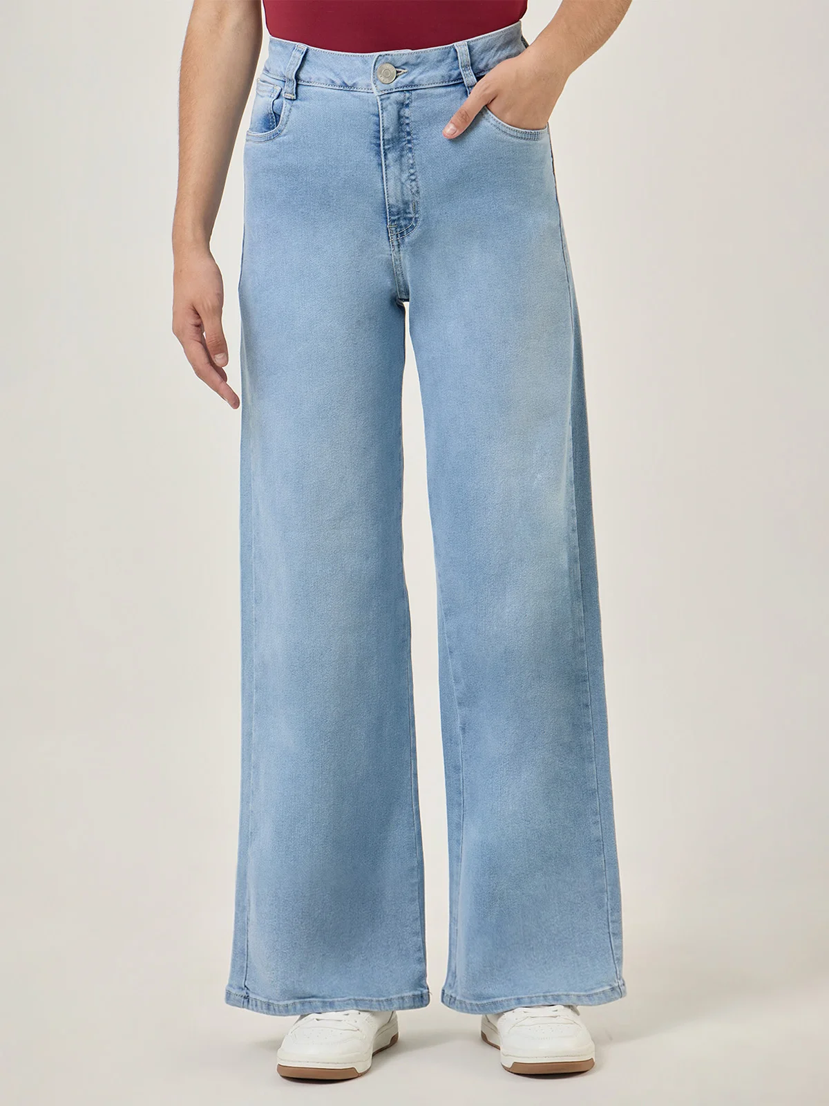 JEANS WIDE LEG MUJER INDEX - 3