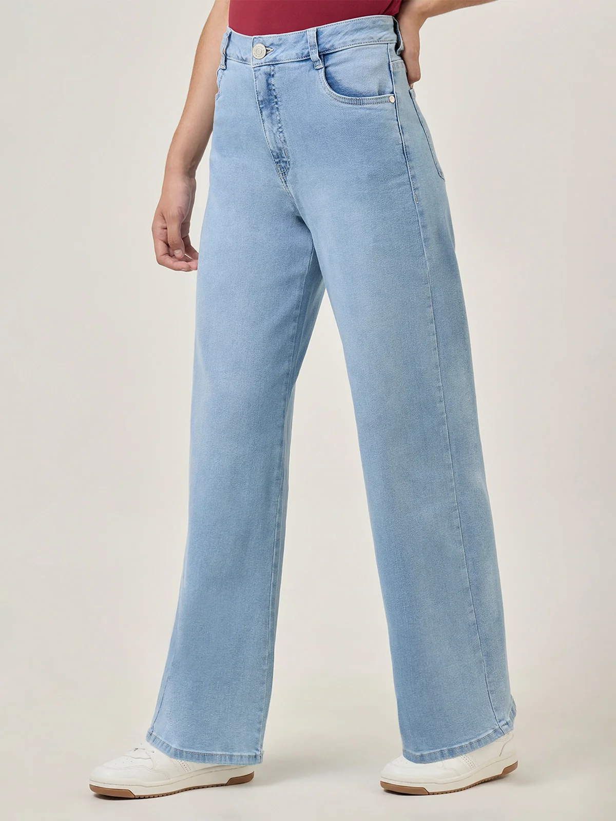 JEANS WIDE LEG MUJER INDEX - 5