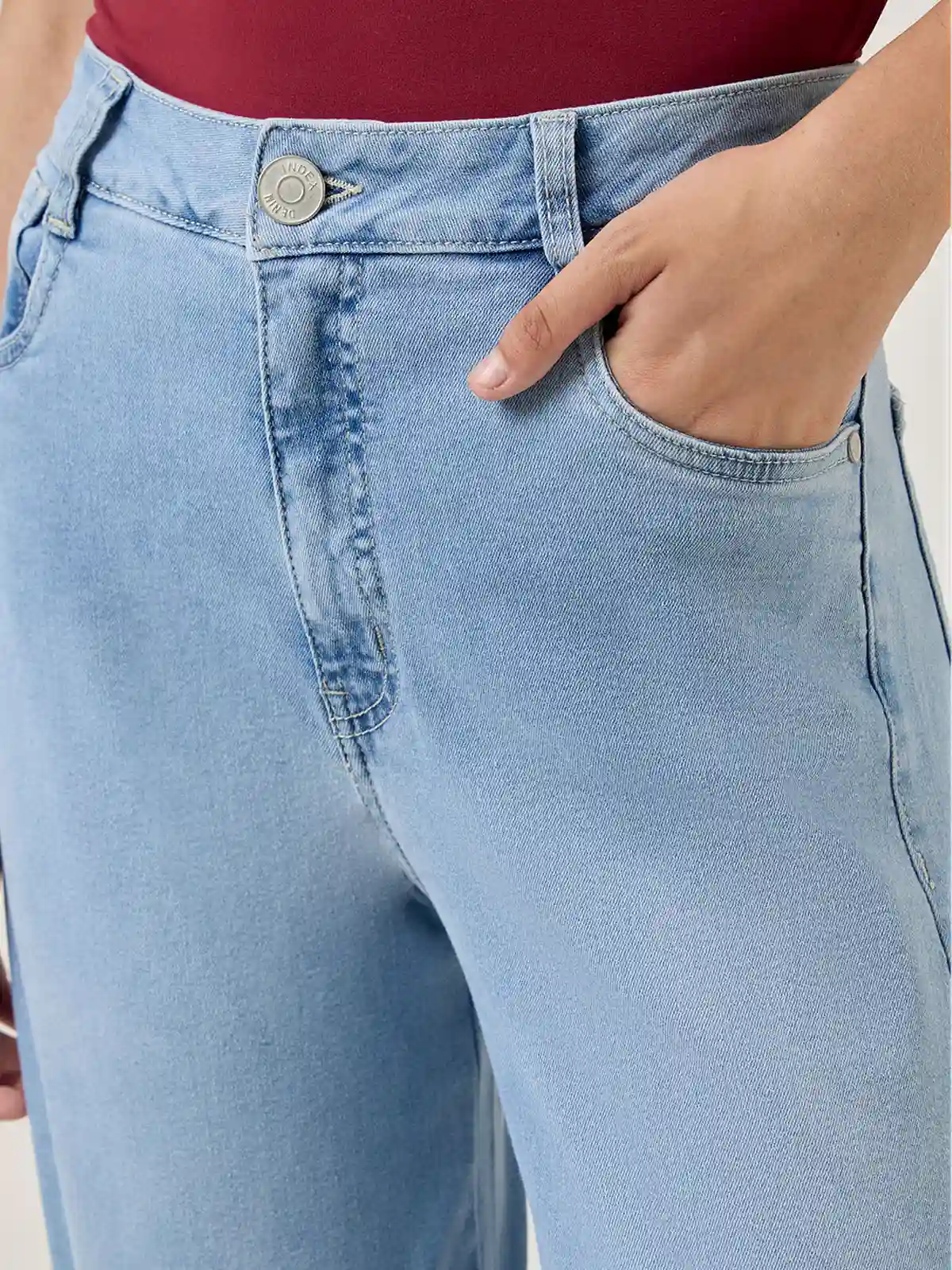 JEANS WIDE LEG MUJER INDEX - 4