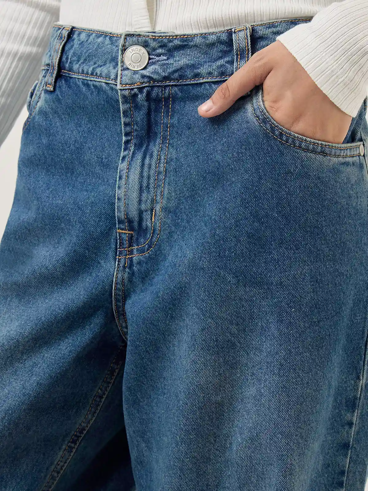 JEANS BAGGY LOW RISE MUJER INDEX - 4