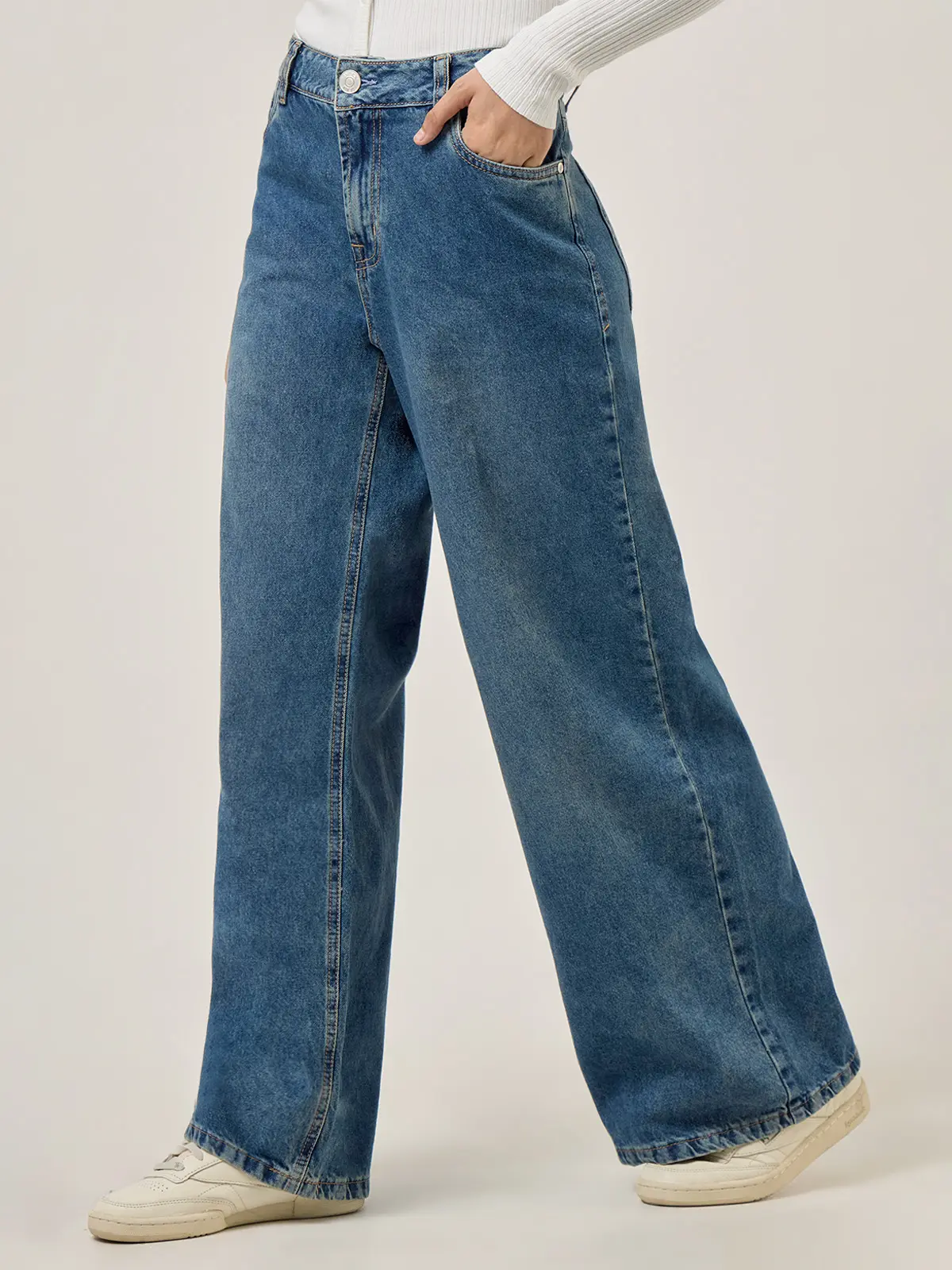 JEANS BAGGY LOW RISE MUJER INDEX - 5