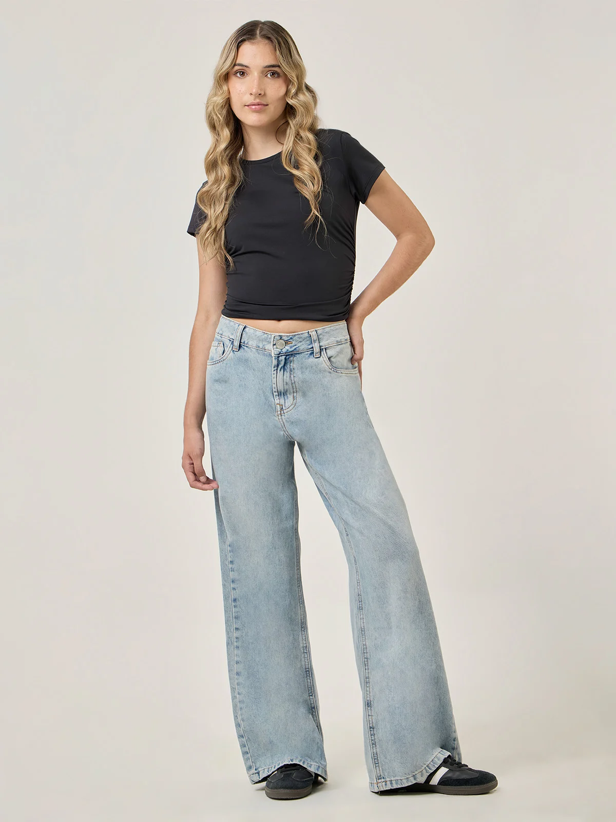 JEANS BAGGY LOW RISE MUJER INDEX - 1
