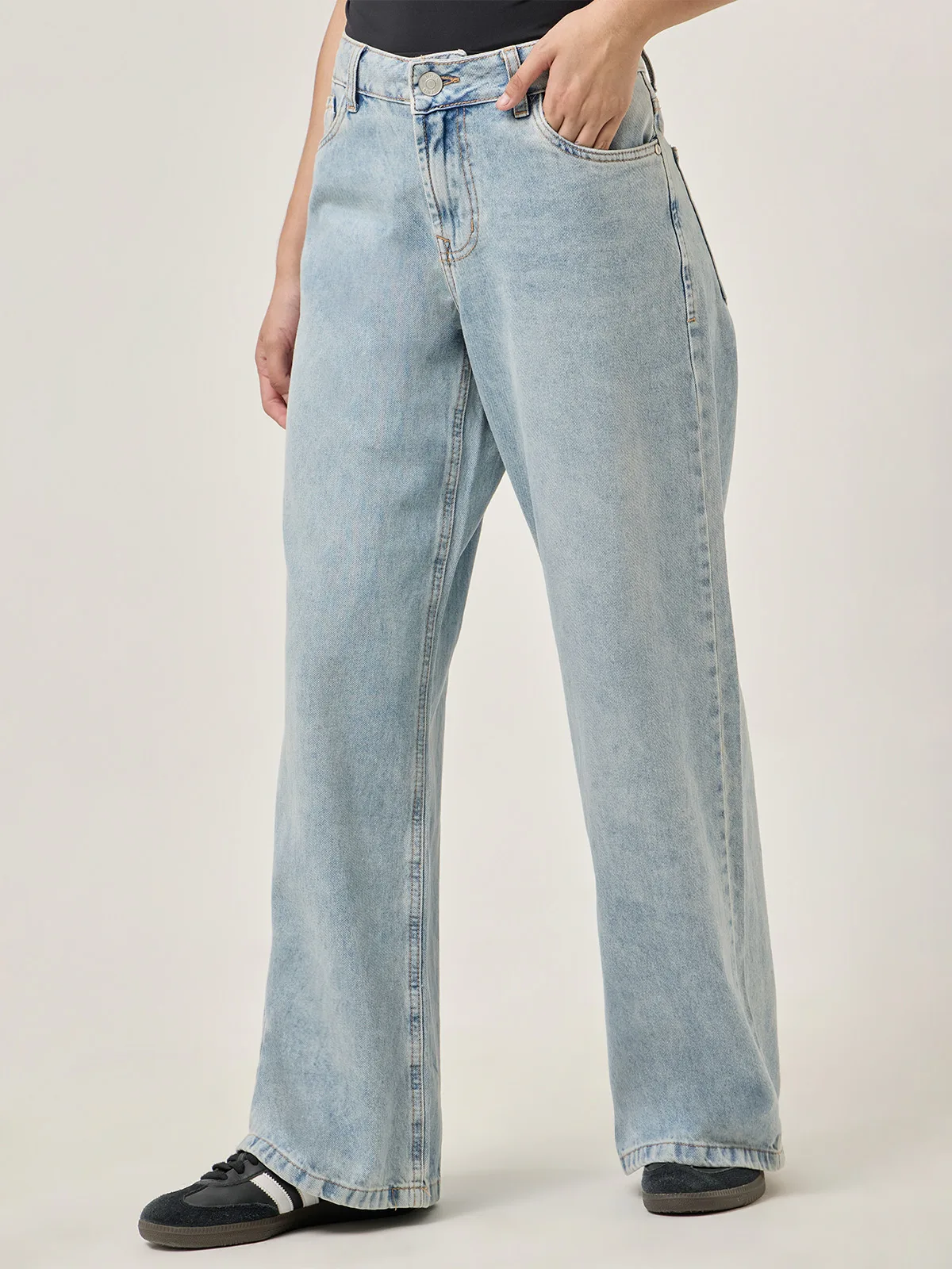 JEANS BAGGY LOW RISE MUJER INDEX - 5