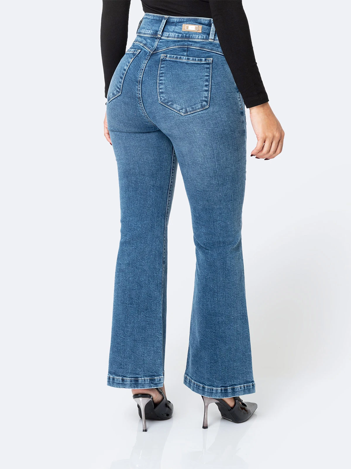 JEANS FLARE MUJER PIONIER - 3