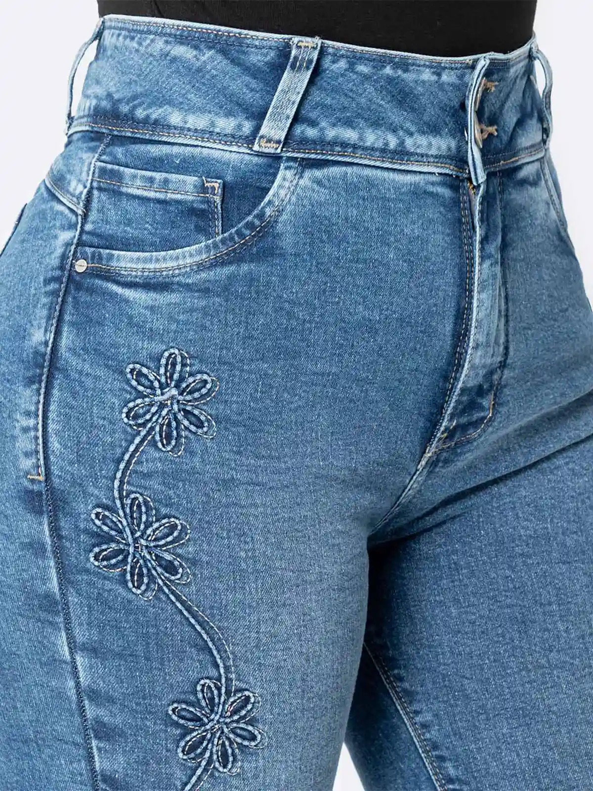 JEANS FLARE MUJER PIONIER - 4