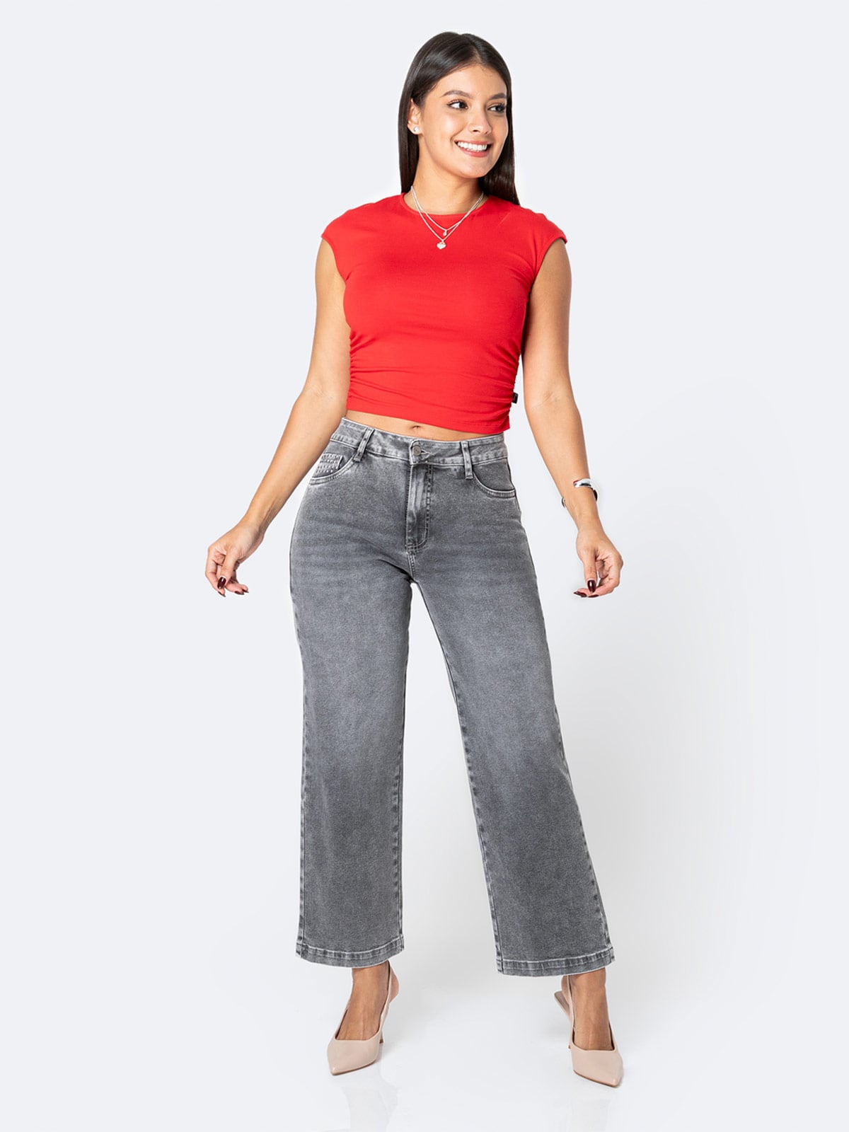 JEANS STRAIGHT MUJER PIONIER - 1