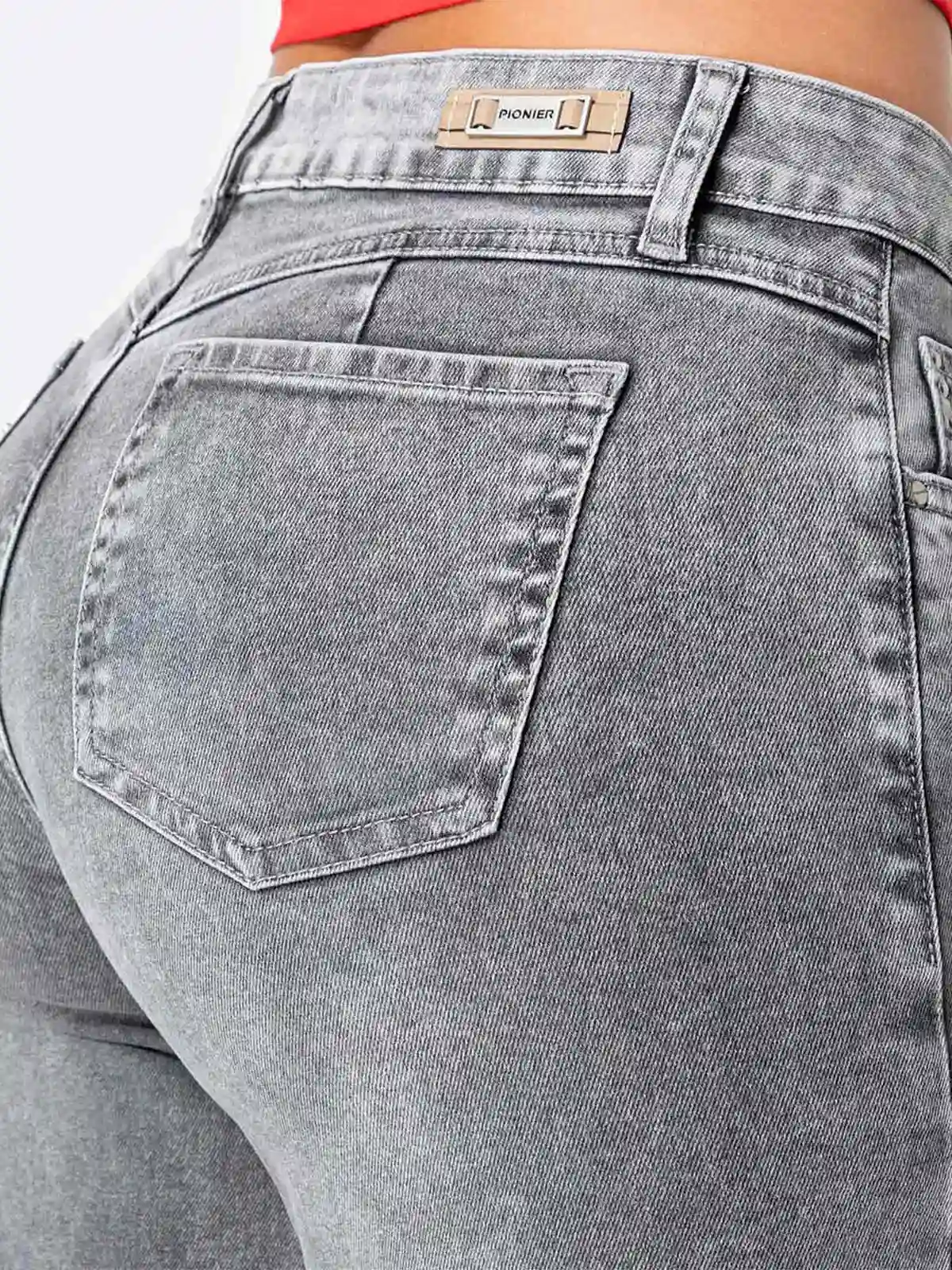 JEANS STRAIGHT MUJER PIONIER - 5