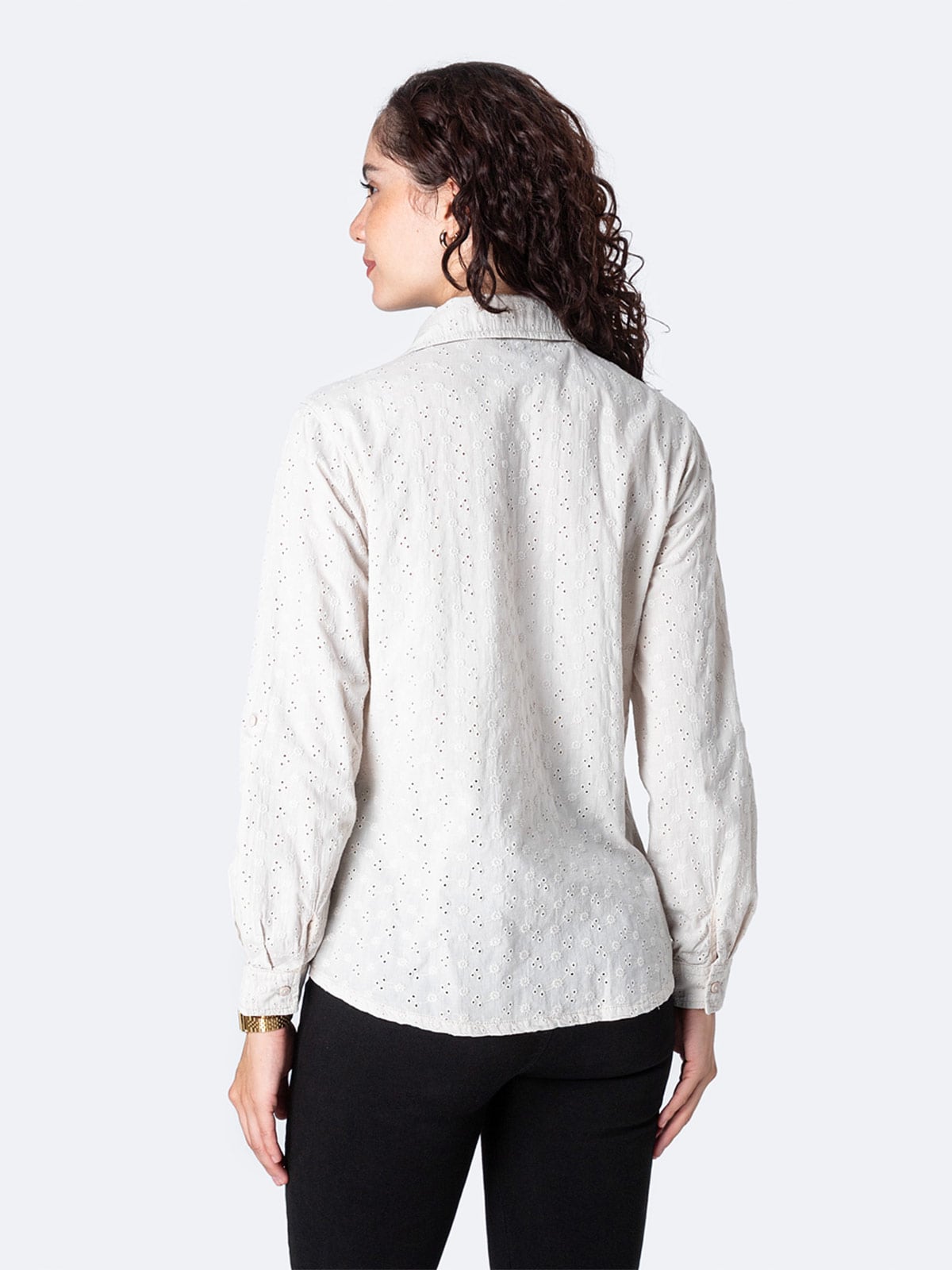 BLUSA MANGA LARGA MUJER PIONIER BRODERIE LARELY - 3