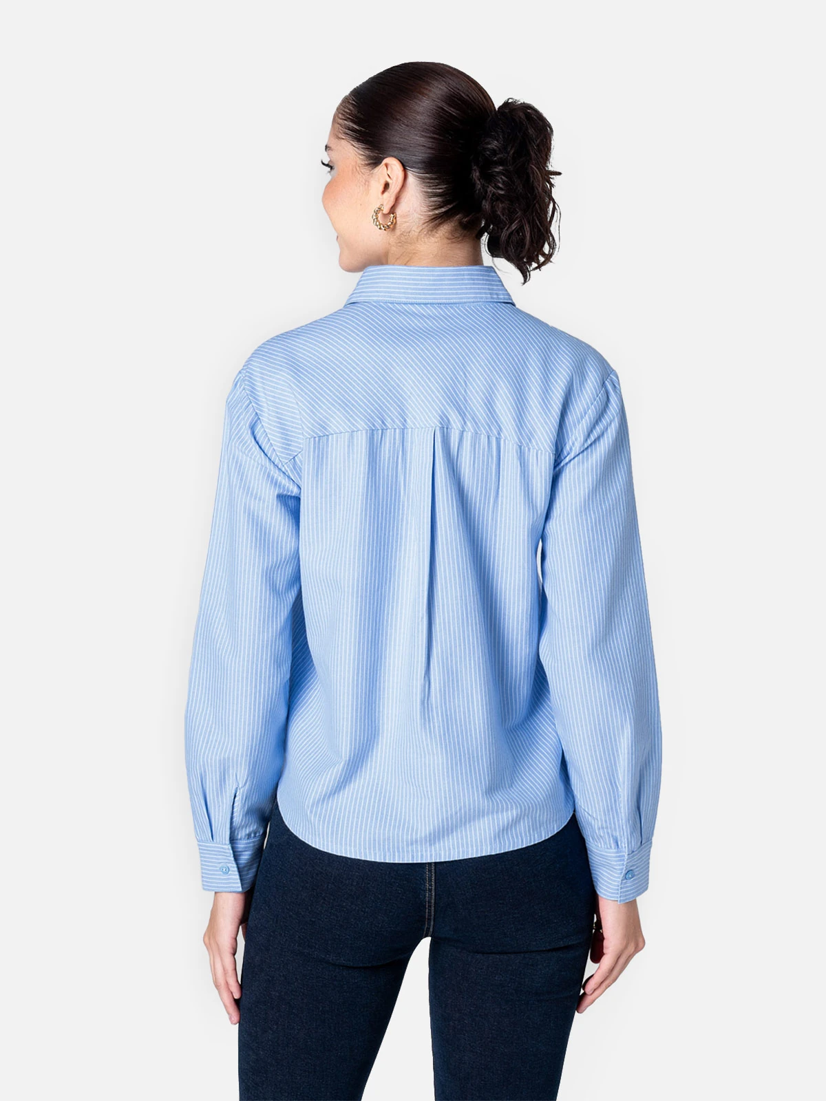 BLUSA REGULAR FIT MANGA LARGA MUJER PIONIER DAZURA - 2