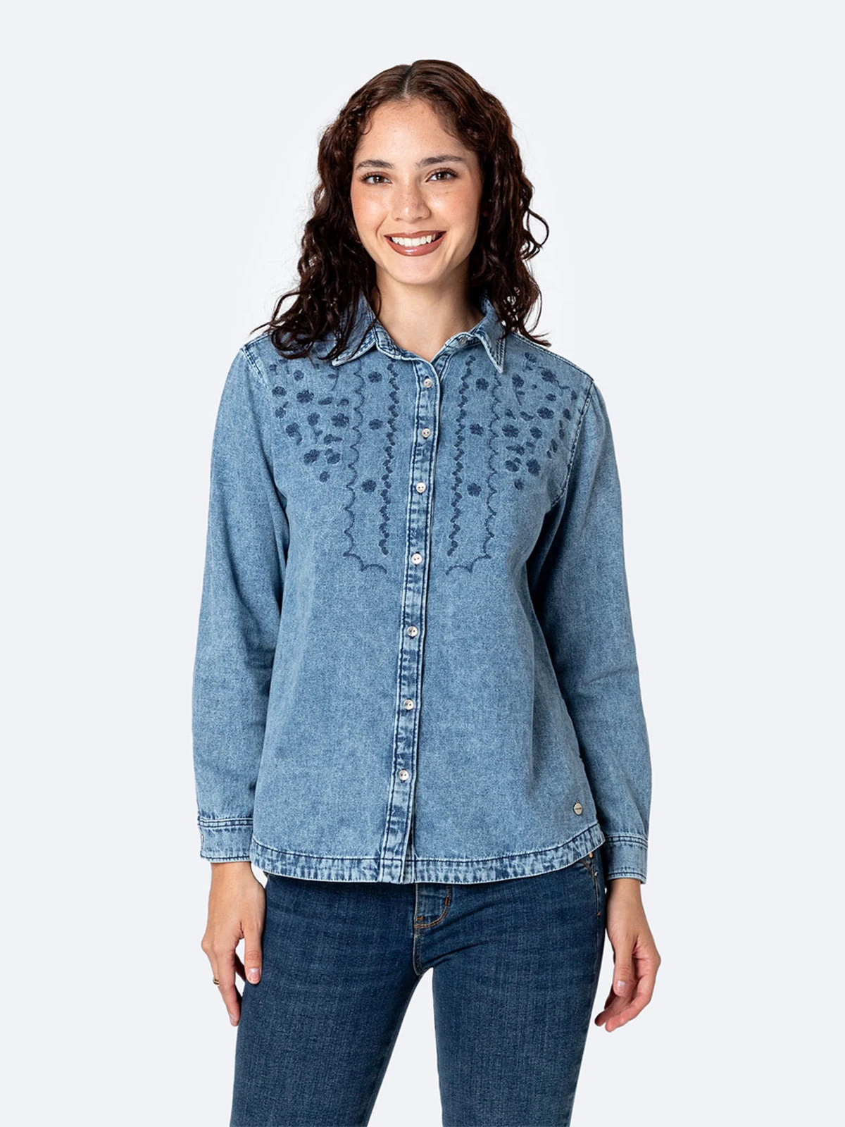 BLUSA MANGA LARGA OVERSIZE MUJER PIONIER GAYAH - 1