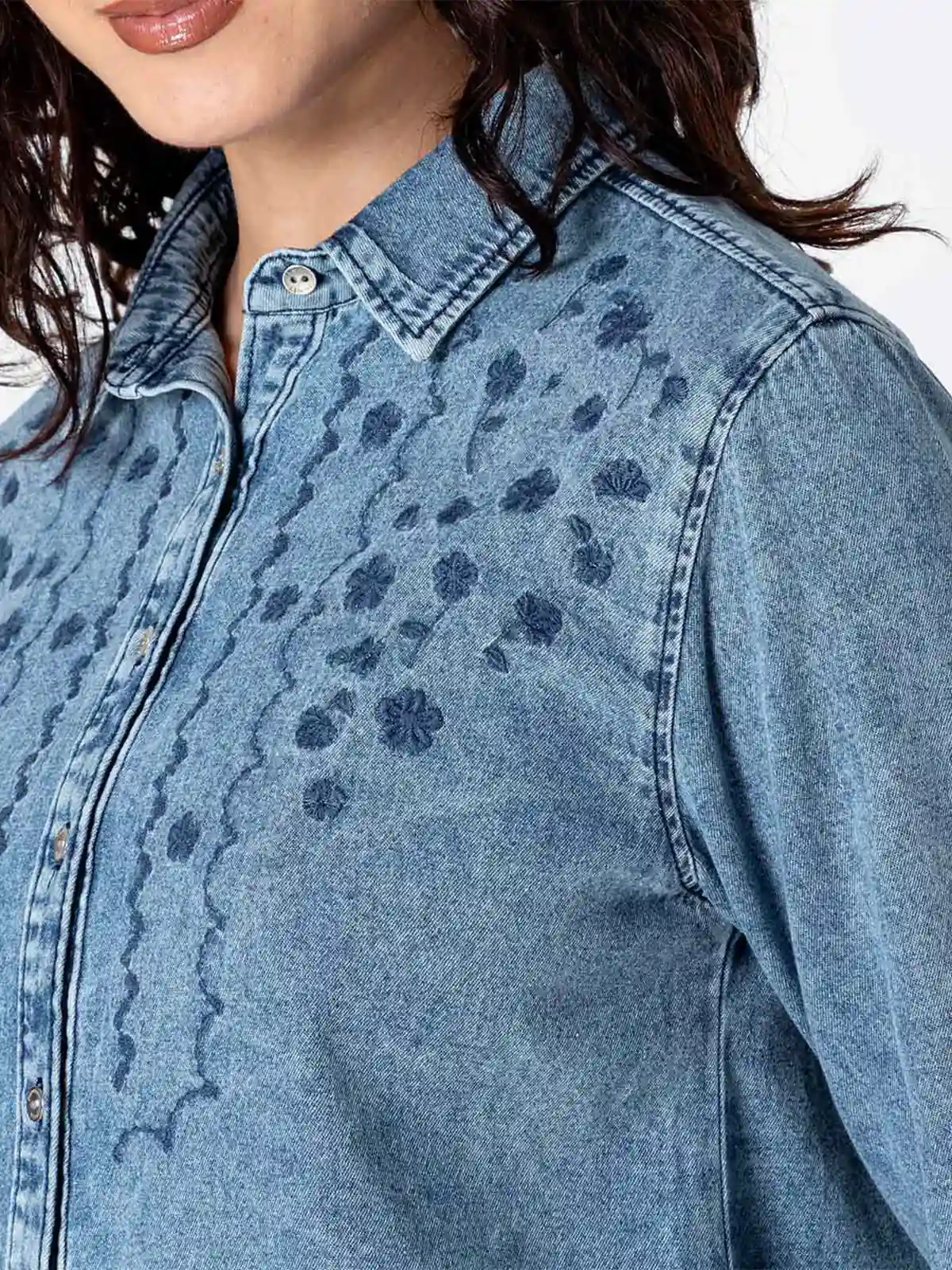 BLUSA MANGA LARGA OVERSIZE MUJER PIONIER GAYAH - 2