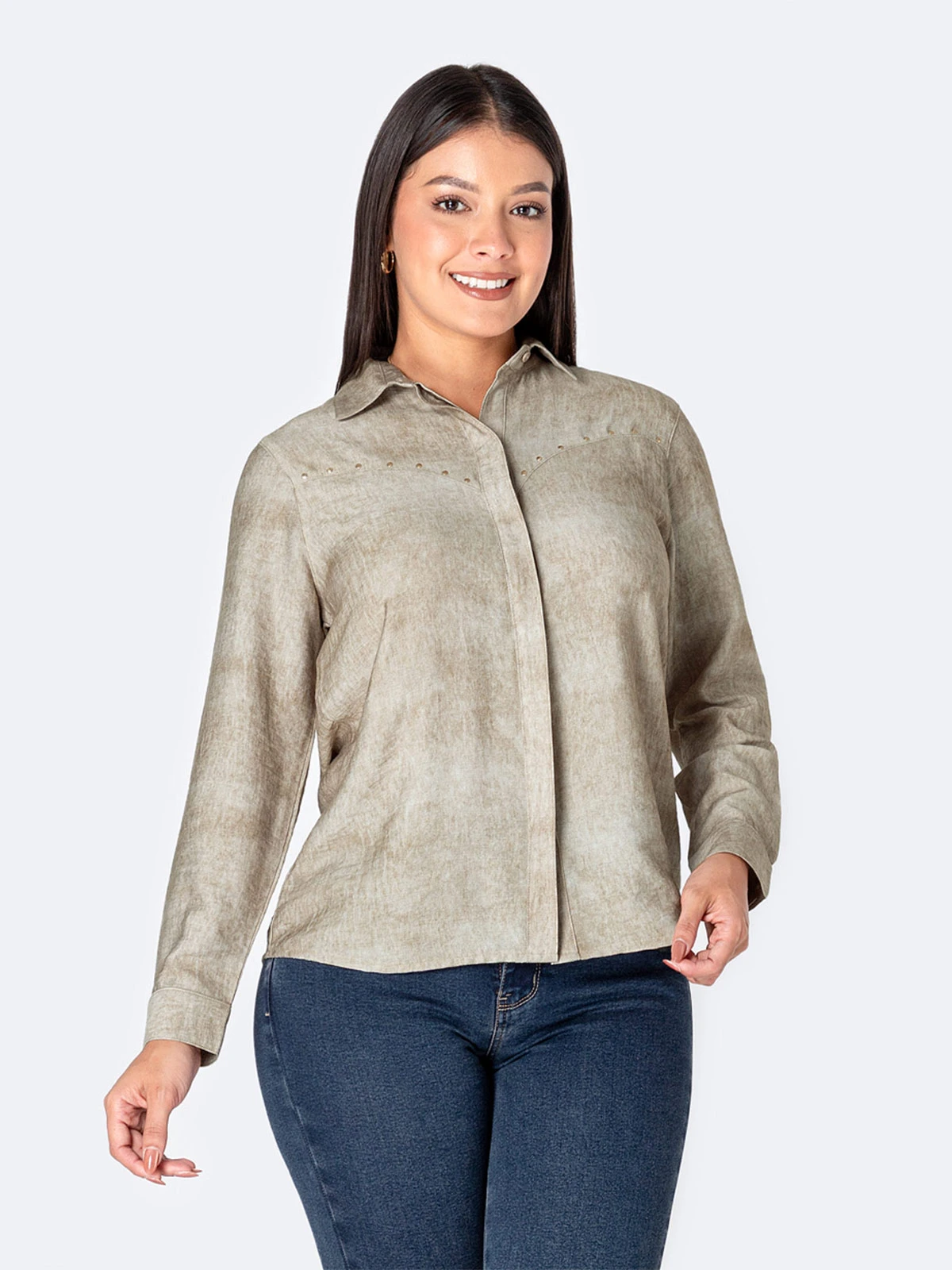 BLUSA MUJER PIONIER CAMISERA MADELIS - 2