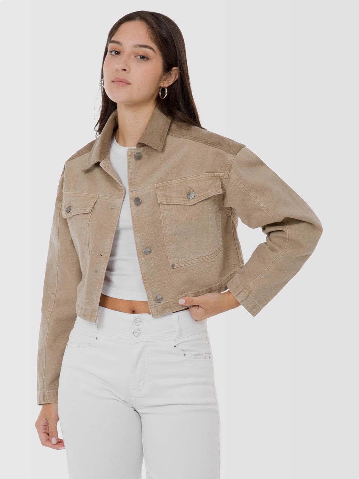 CASACA MUJER GOCCOS MOXIS SIN FORRO - 1