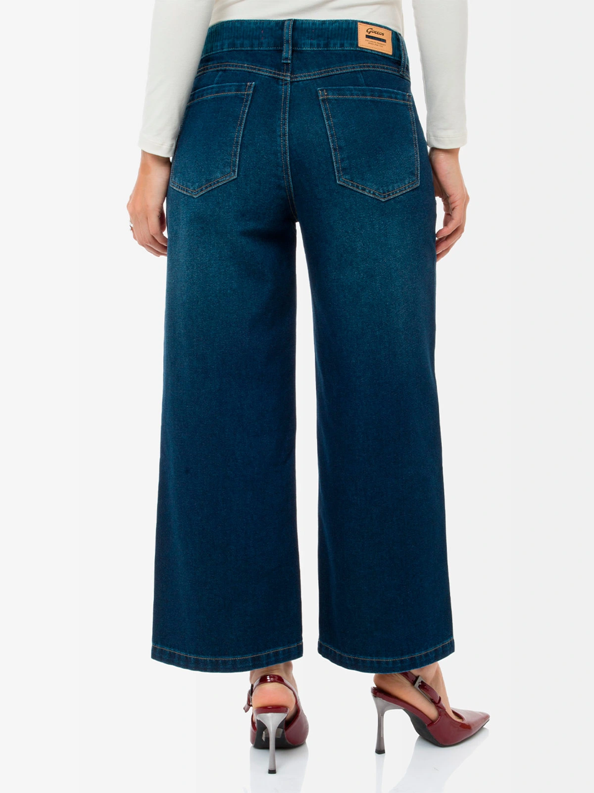 JEAN WIDELEG MUJER GOCCOS CULOTTE VAIRE - 3