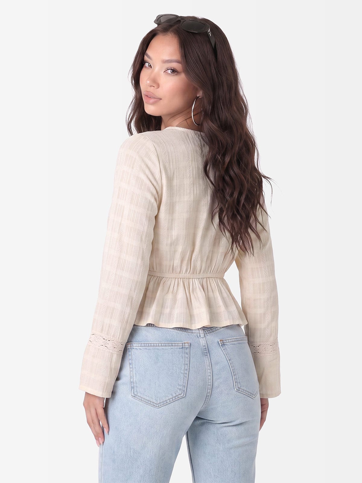 BLUSA MANGA LARGA MUJER GOCCOS NORAE - 2