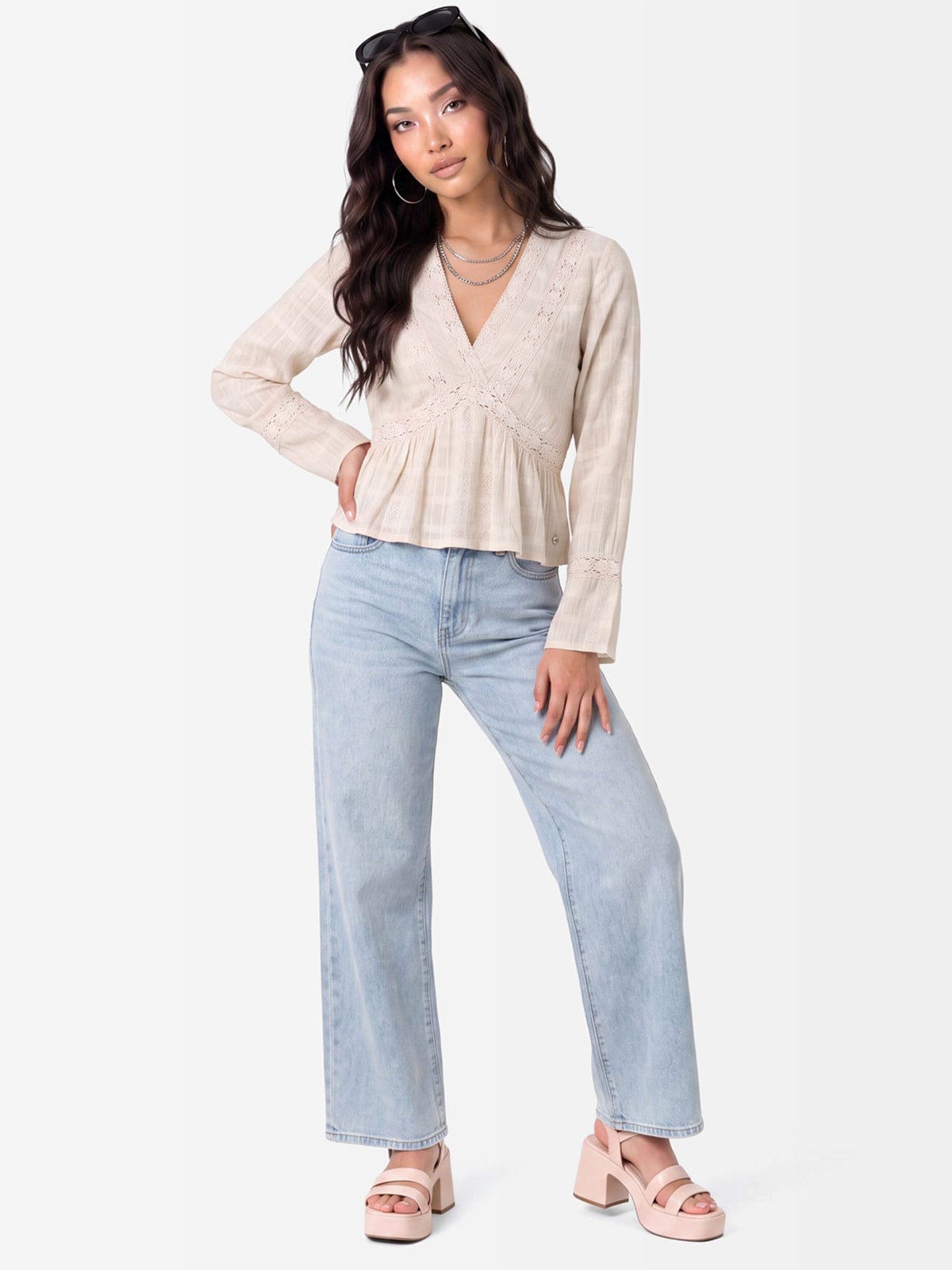 BLUSA MANGA LARGA MUJER GOCCOS NORAE - 4