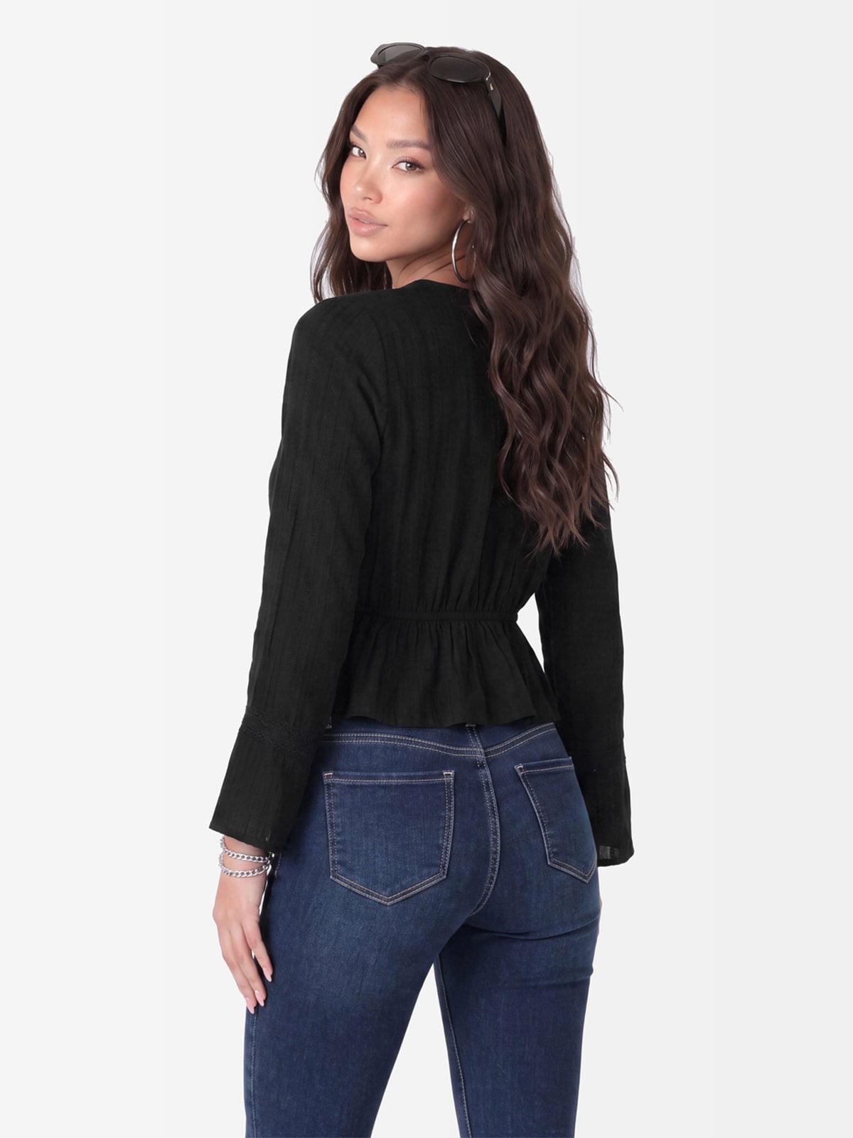 BLUSA MANGA LARGA MUJER GOCCOS NORAE - 2