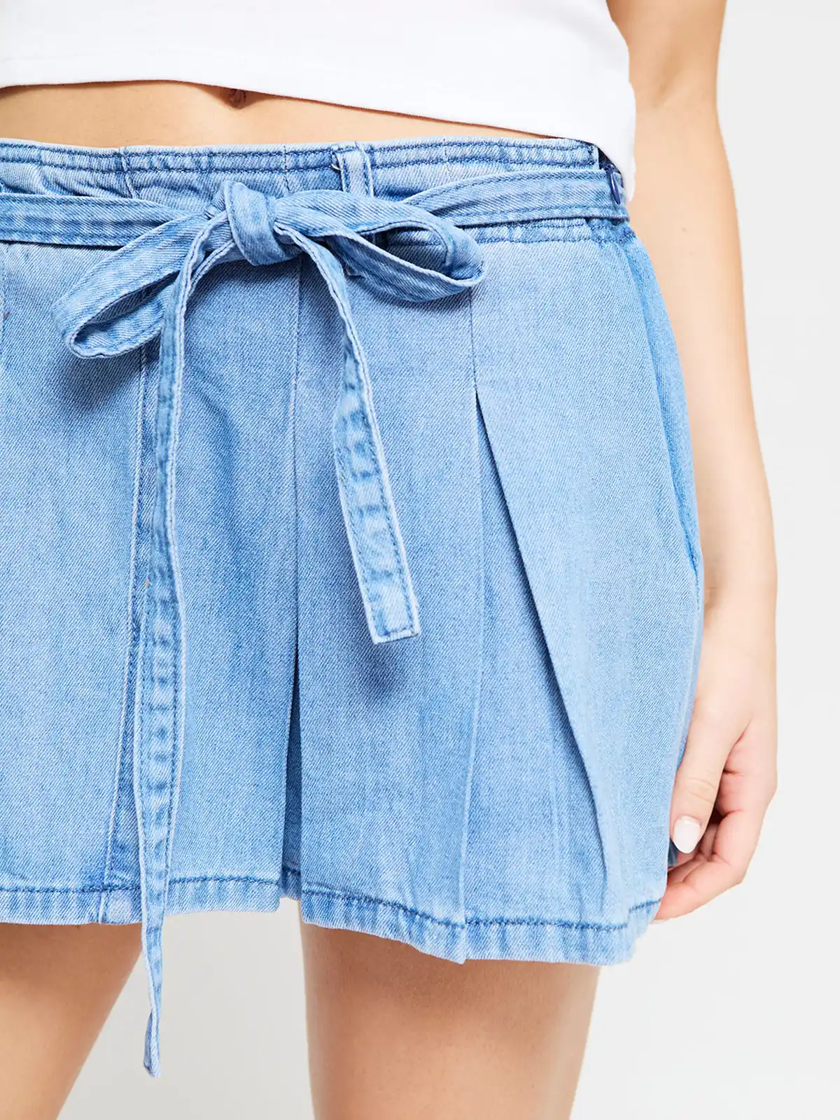 FALDA SHORT ALGODÓN MUJER INDEX - 4