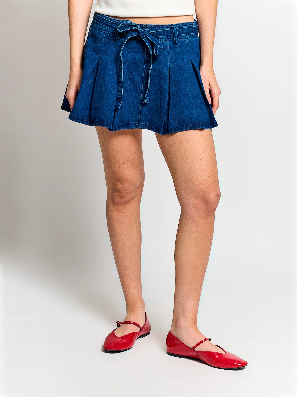 FALDA SHORT ALGODÓN MUJER INDEX - 2