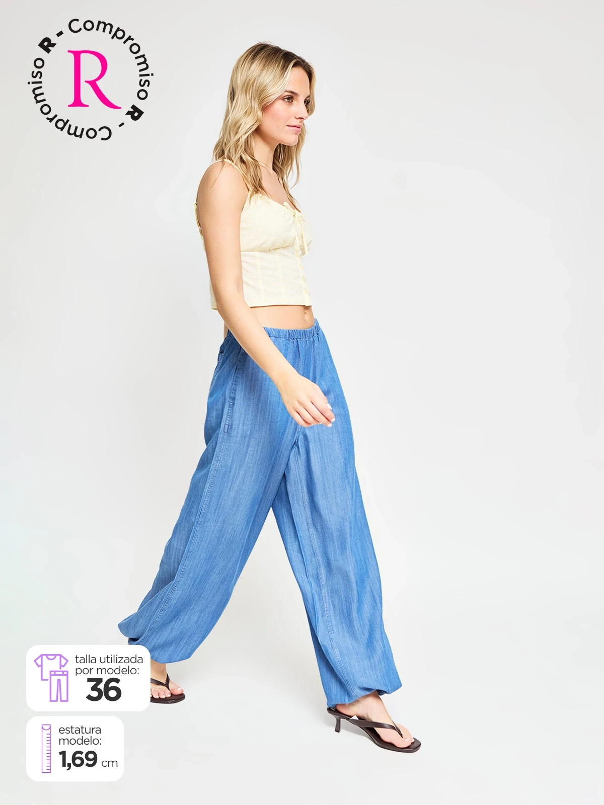 PANTALÓN REGULAR MUJER INDEX - 1