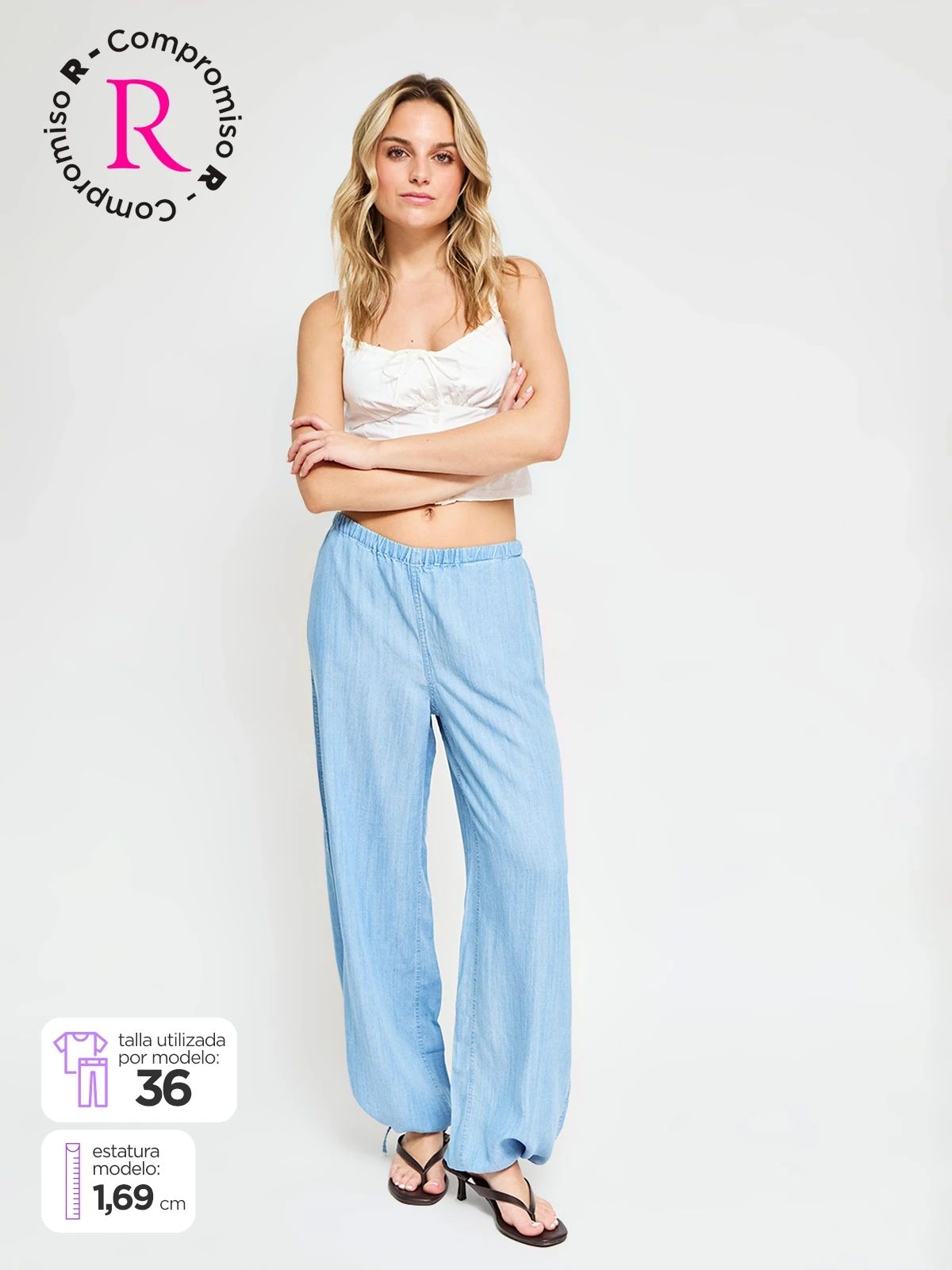 PANTALÓN REGULAR MUJER INDEX - 1