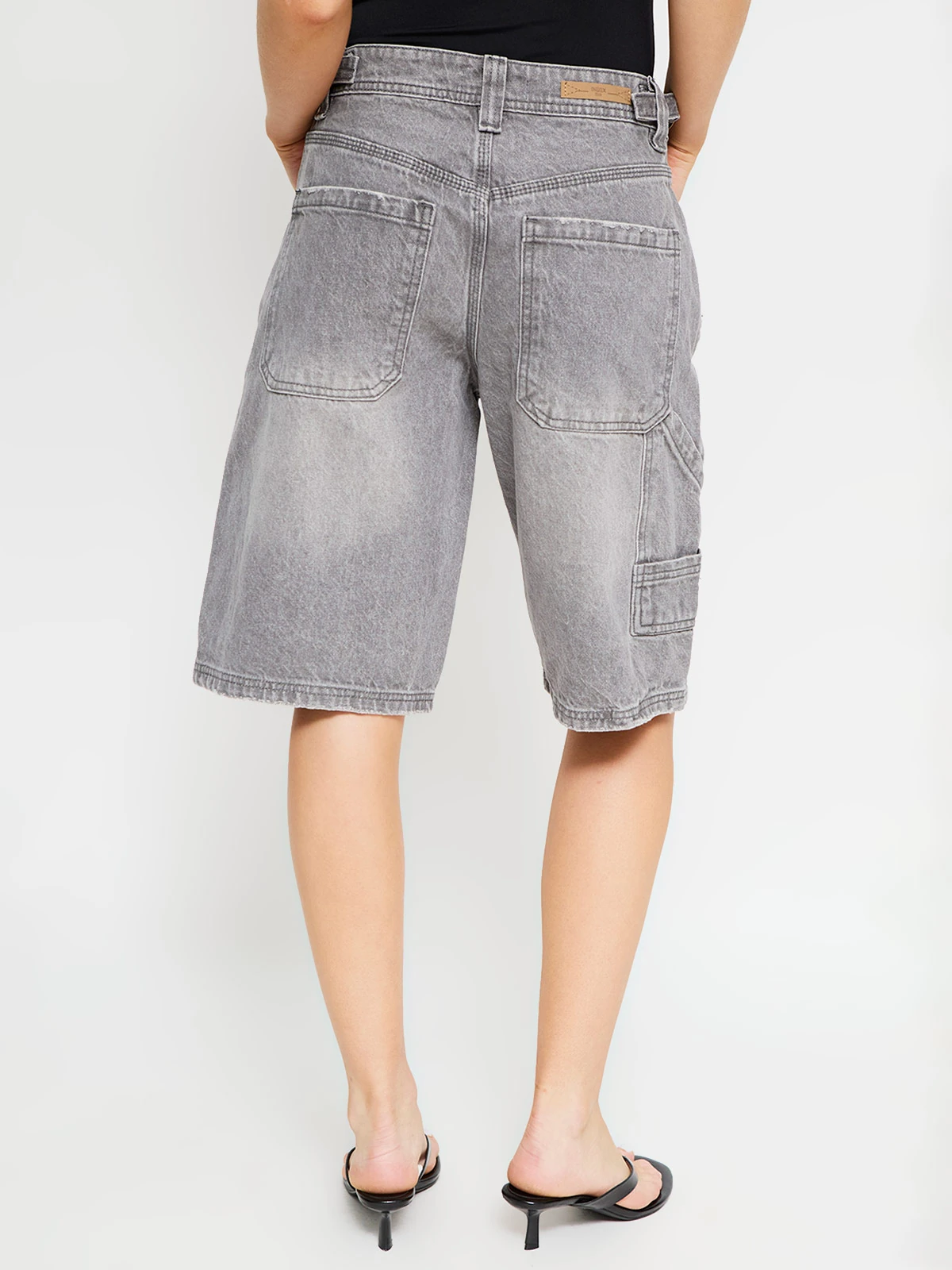 SHORT LARGO ALGODÓN CARPINTERO MUJER INDEX - 3