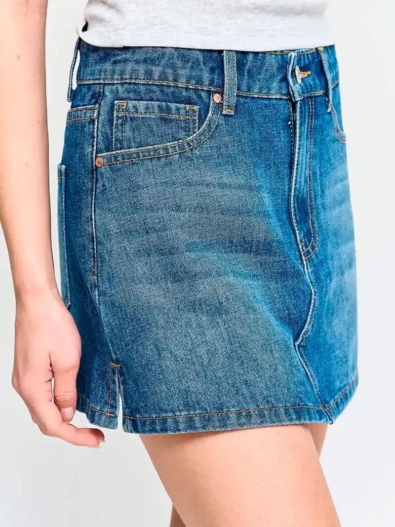 FALDA SHORT ALGODÓN MUJER INDEX - 4